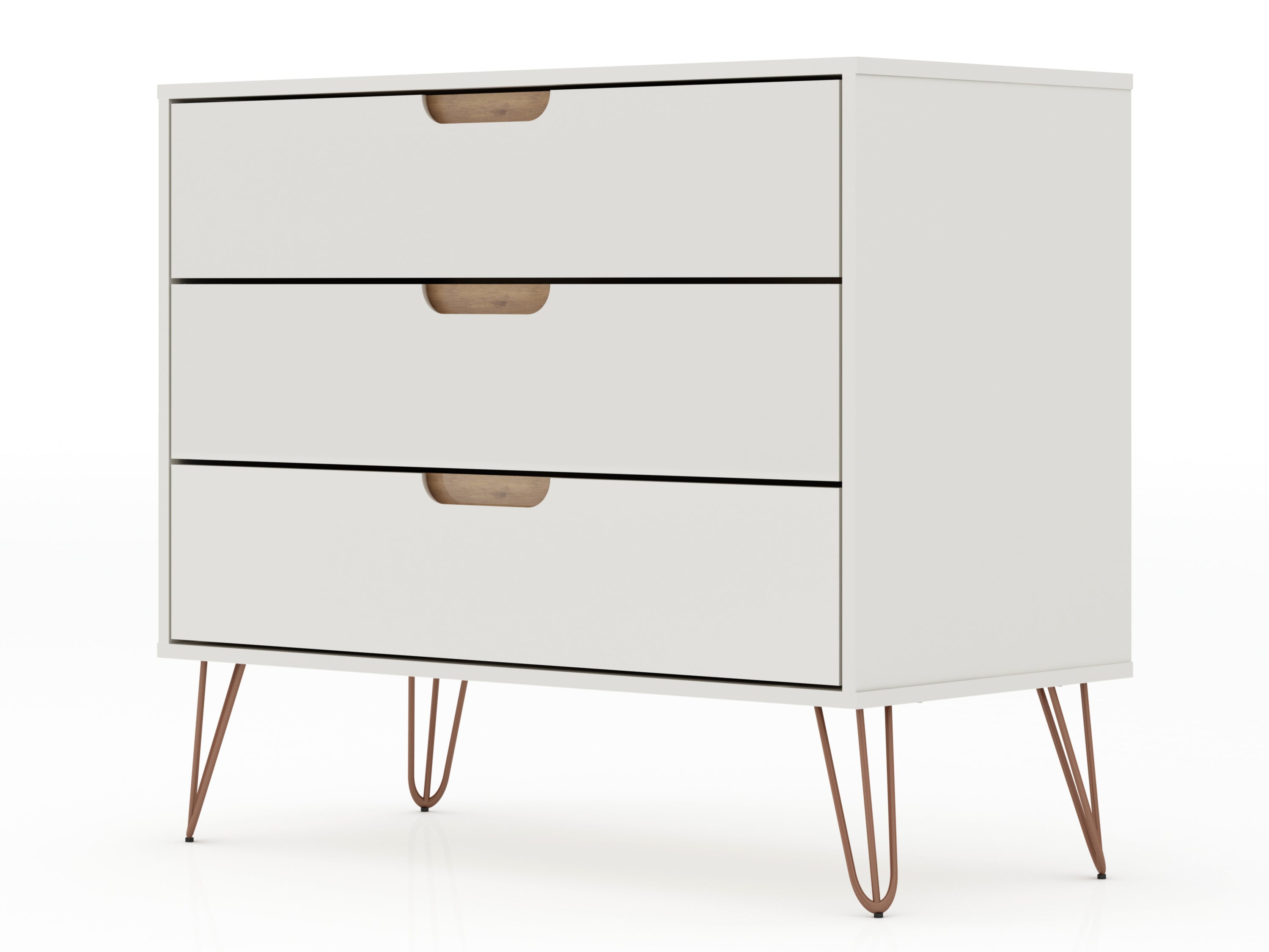 Rockefeller Modern White Dresser