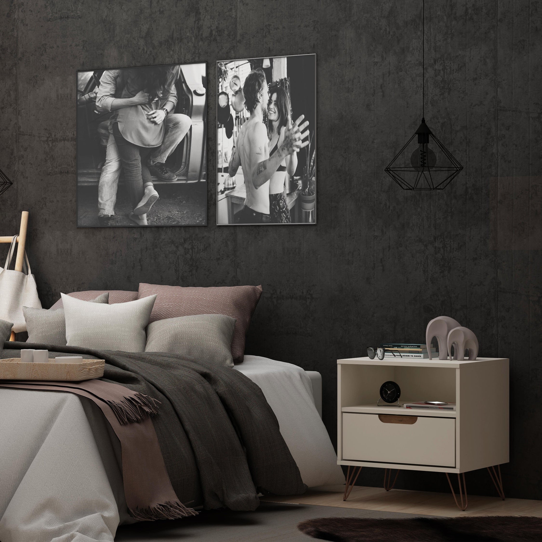 Rockefeller Nightstand 1.0 in Off White