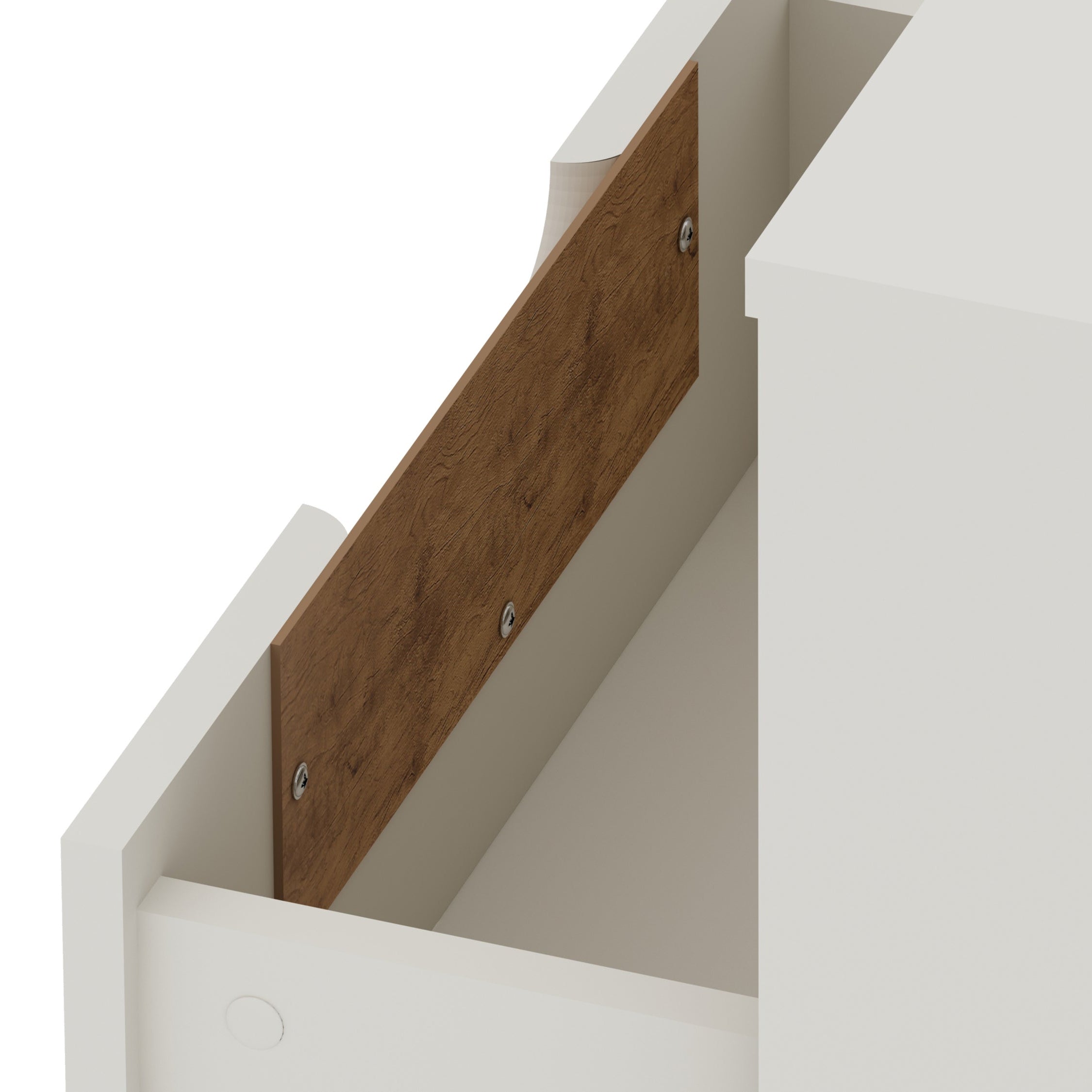 Rockefeller Nightstand 1.0 in Off White