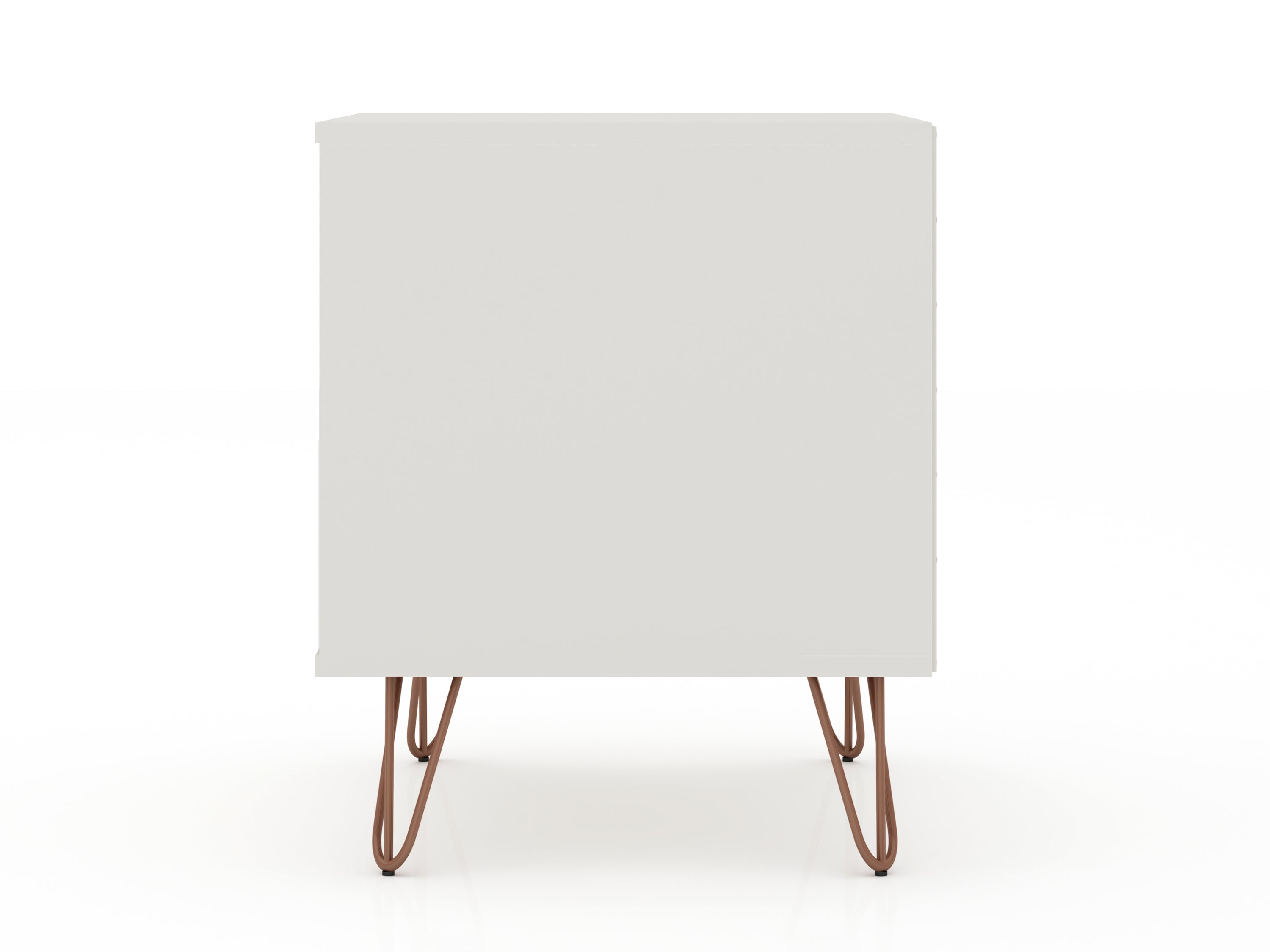 Rockefeller Nightstand 1.0 in White