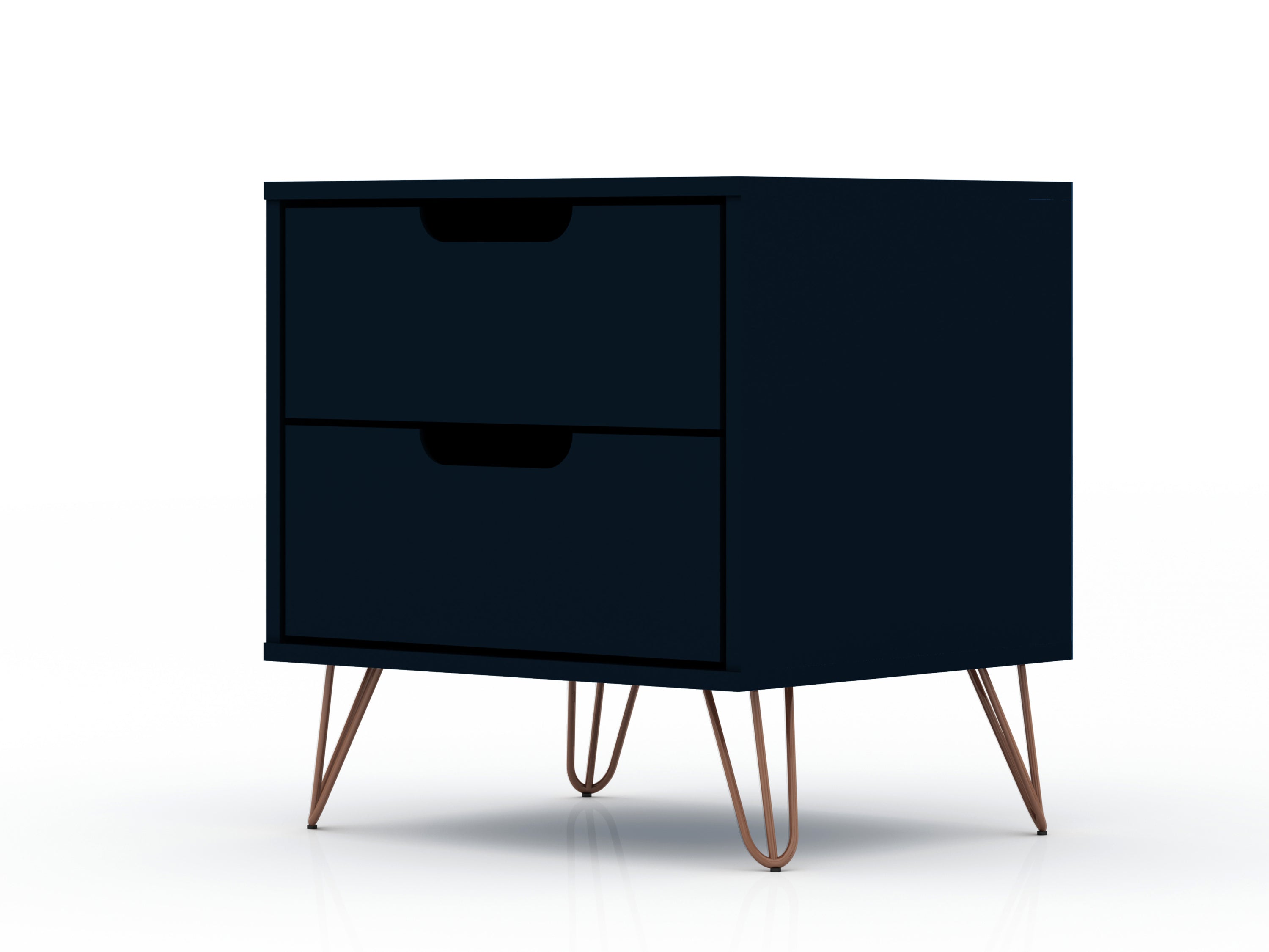 Rockefeller 2.0 Modern Black Nightstand