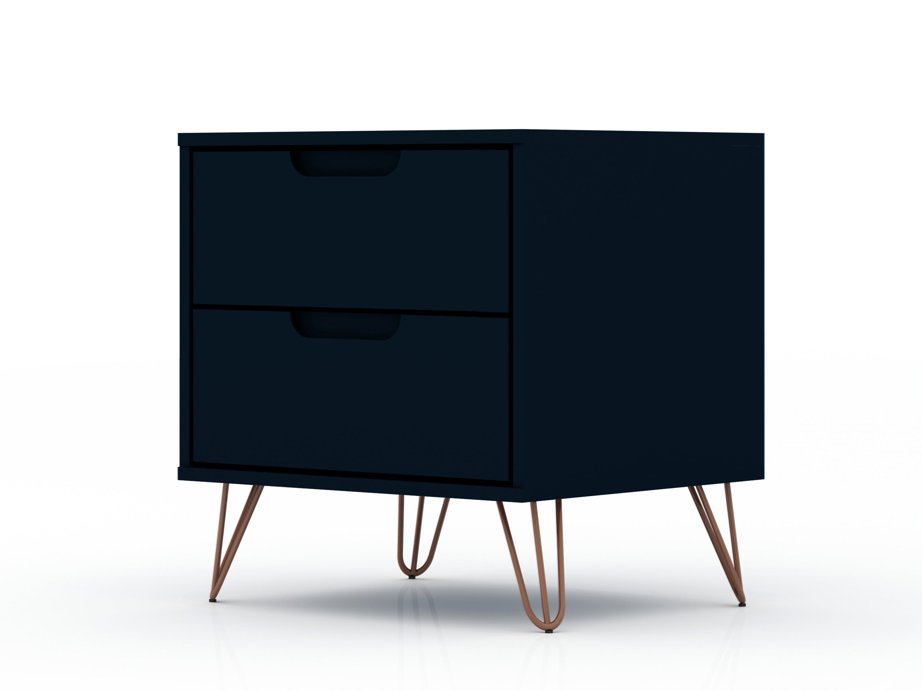 Rockefeller 2.0 Modern Black Nightstand