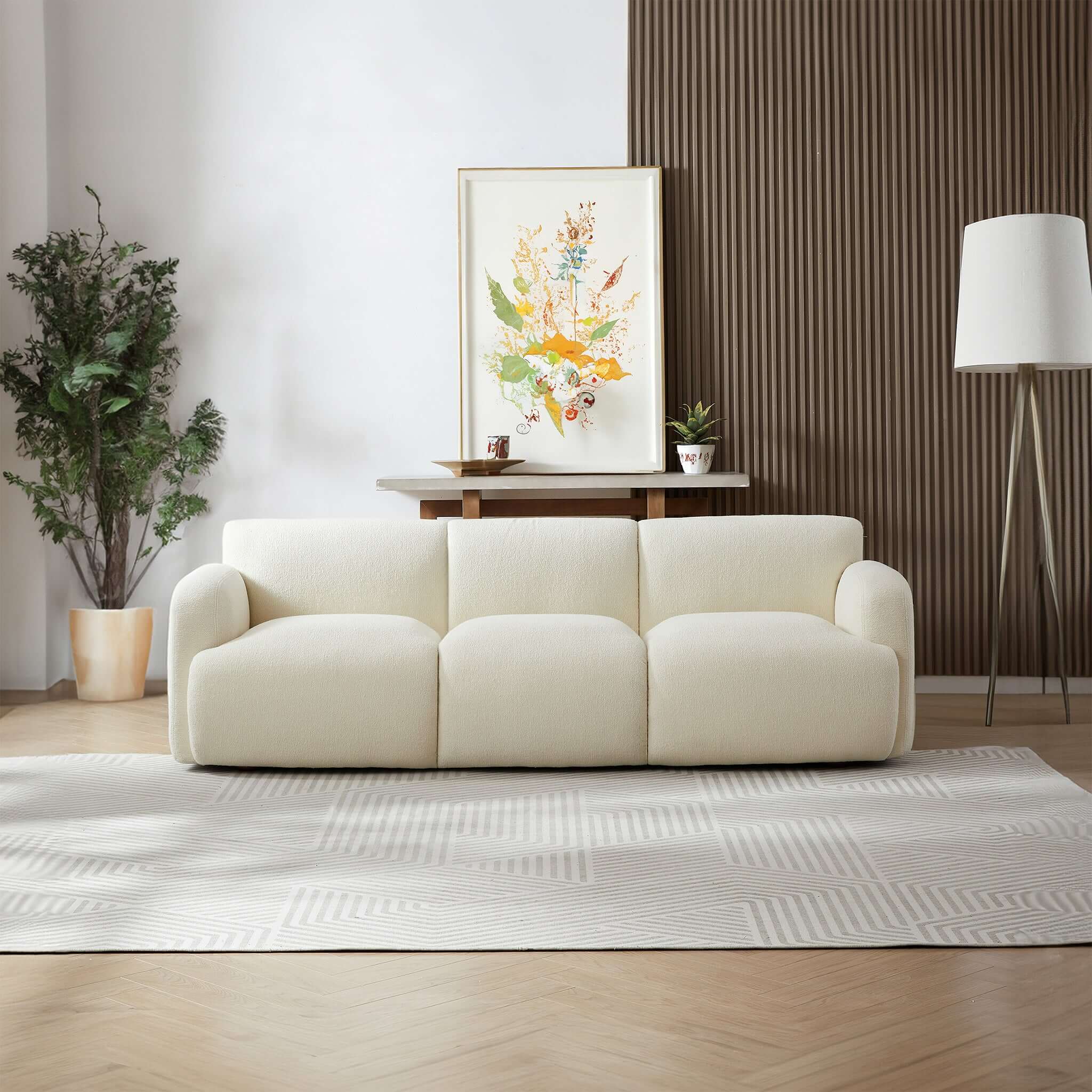 Stella Cream Boucle Sofa