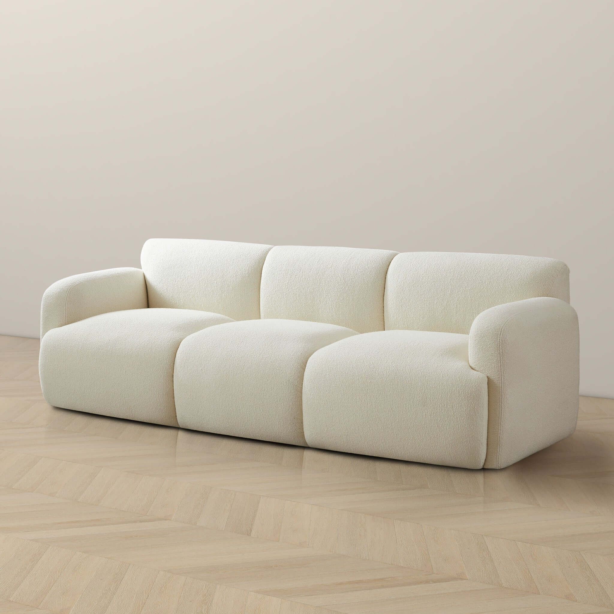 Stella Cream Boucle Sofa