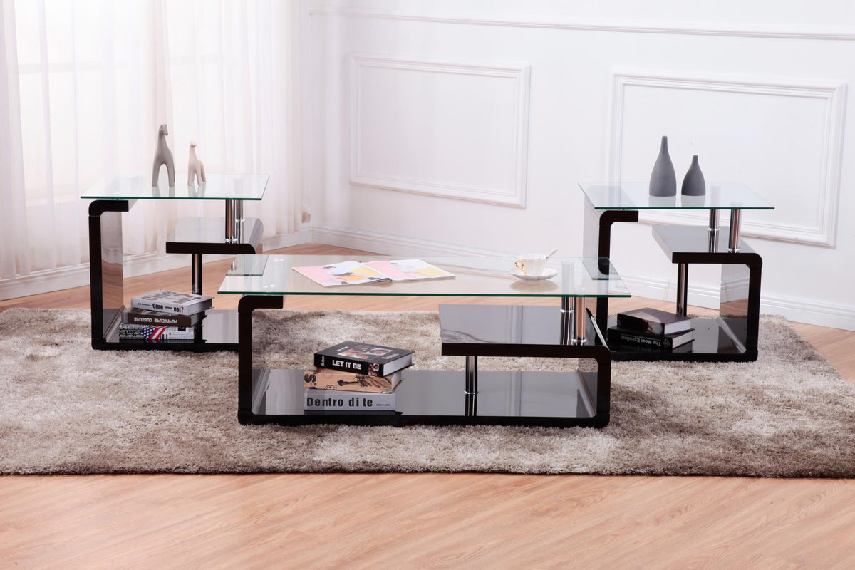 Black Coffee & End Table Set