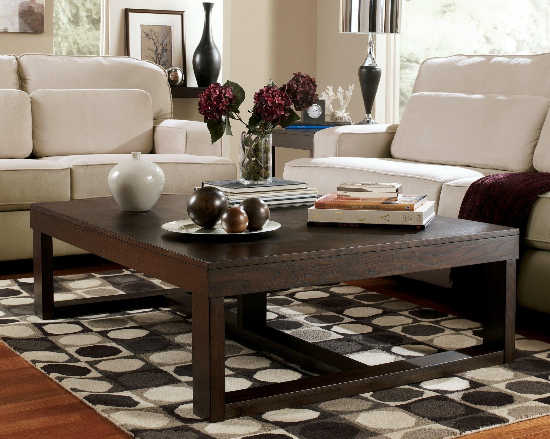Watson Rectangular Cocktail Table - Dark Brown