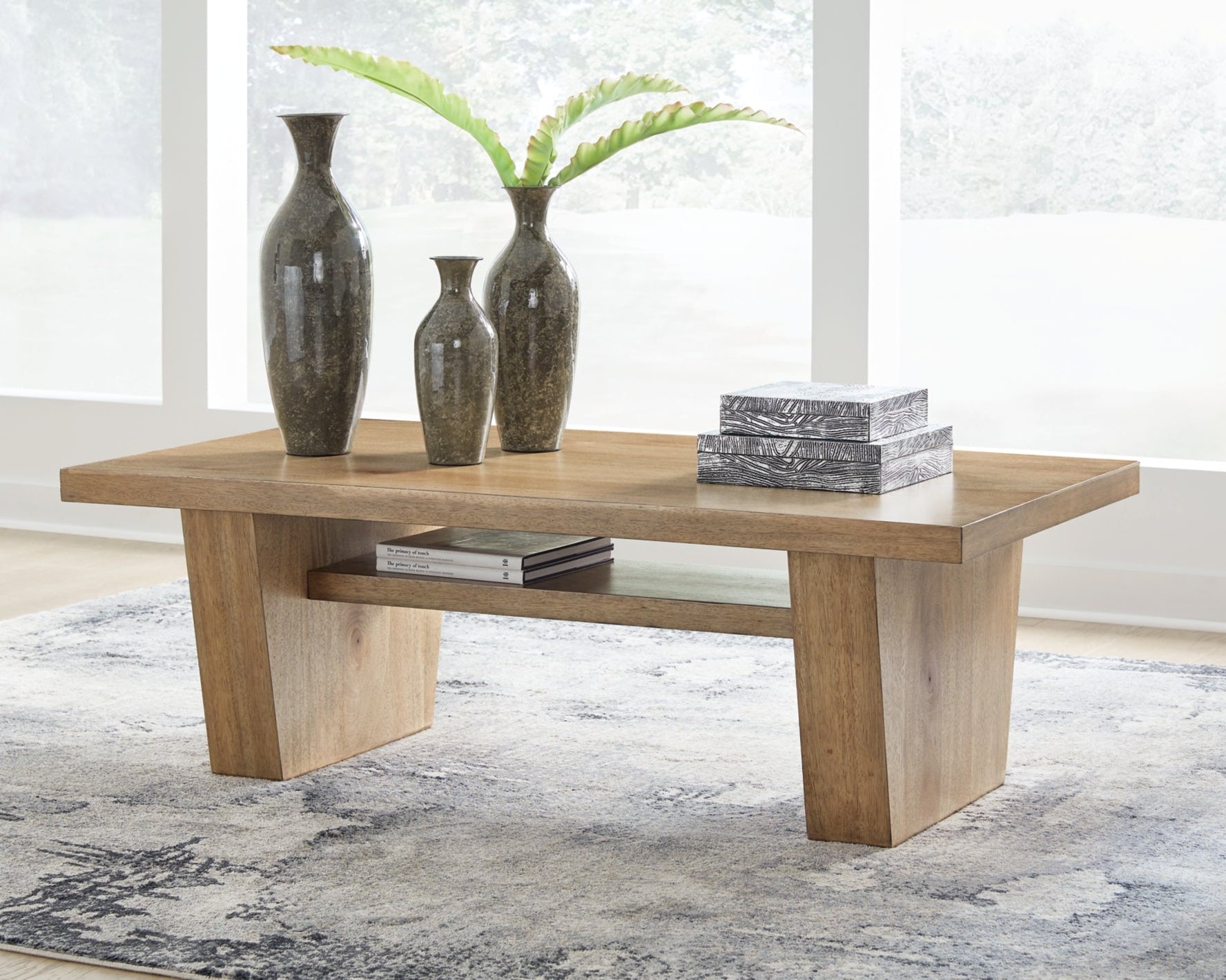 Kristiland Rectangular Cocktail Table - Natural