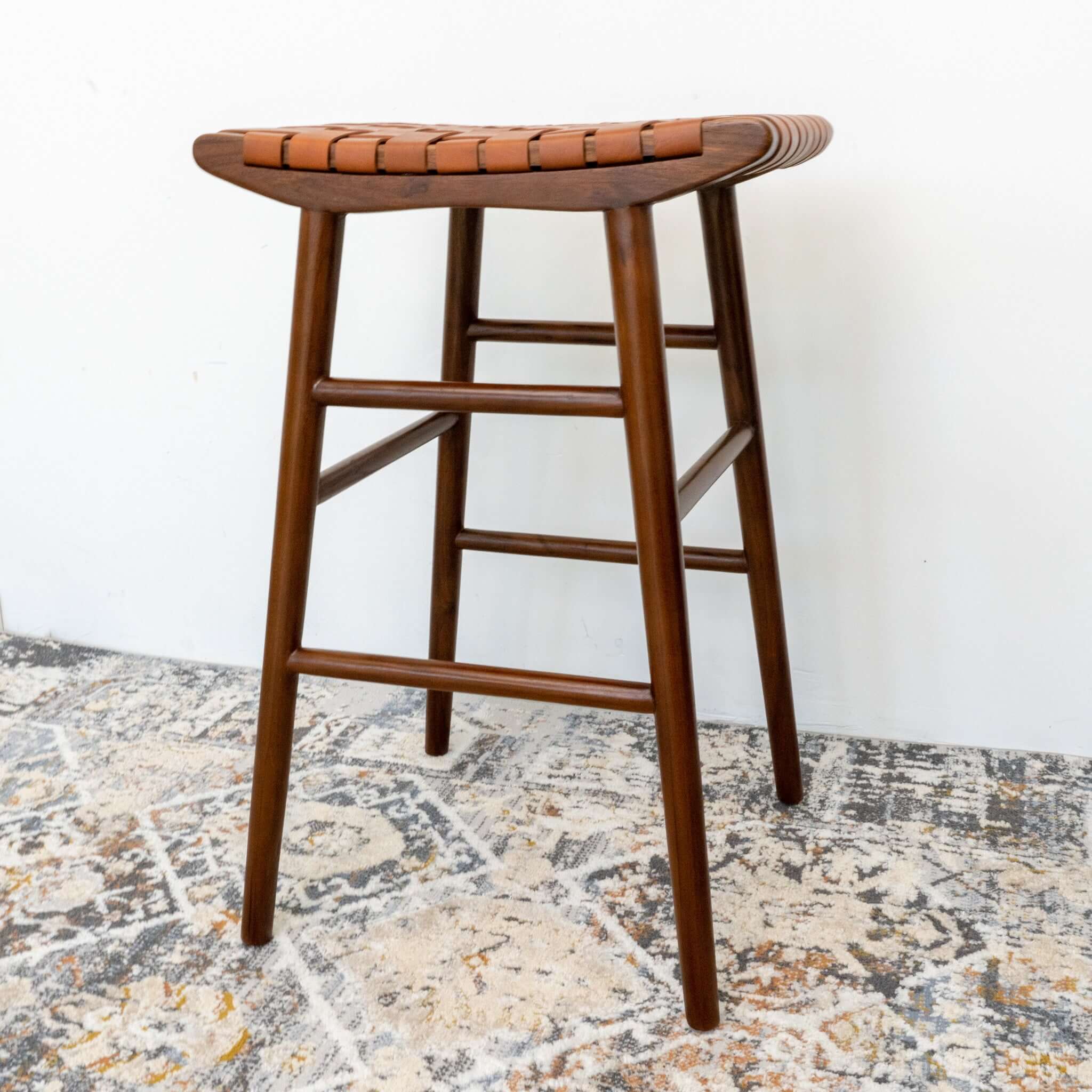 Esse Tan Leather Bar Stool