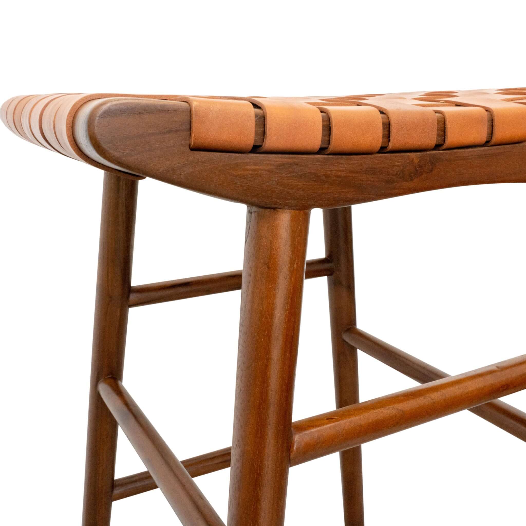 Esse Tan Leather Bar Stool