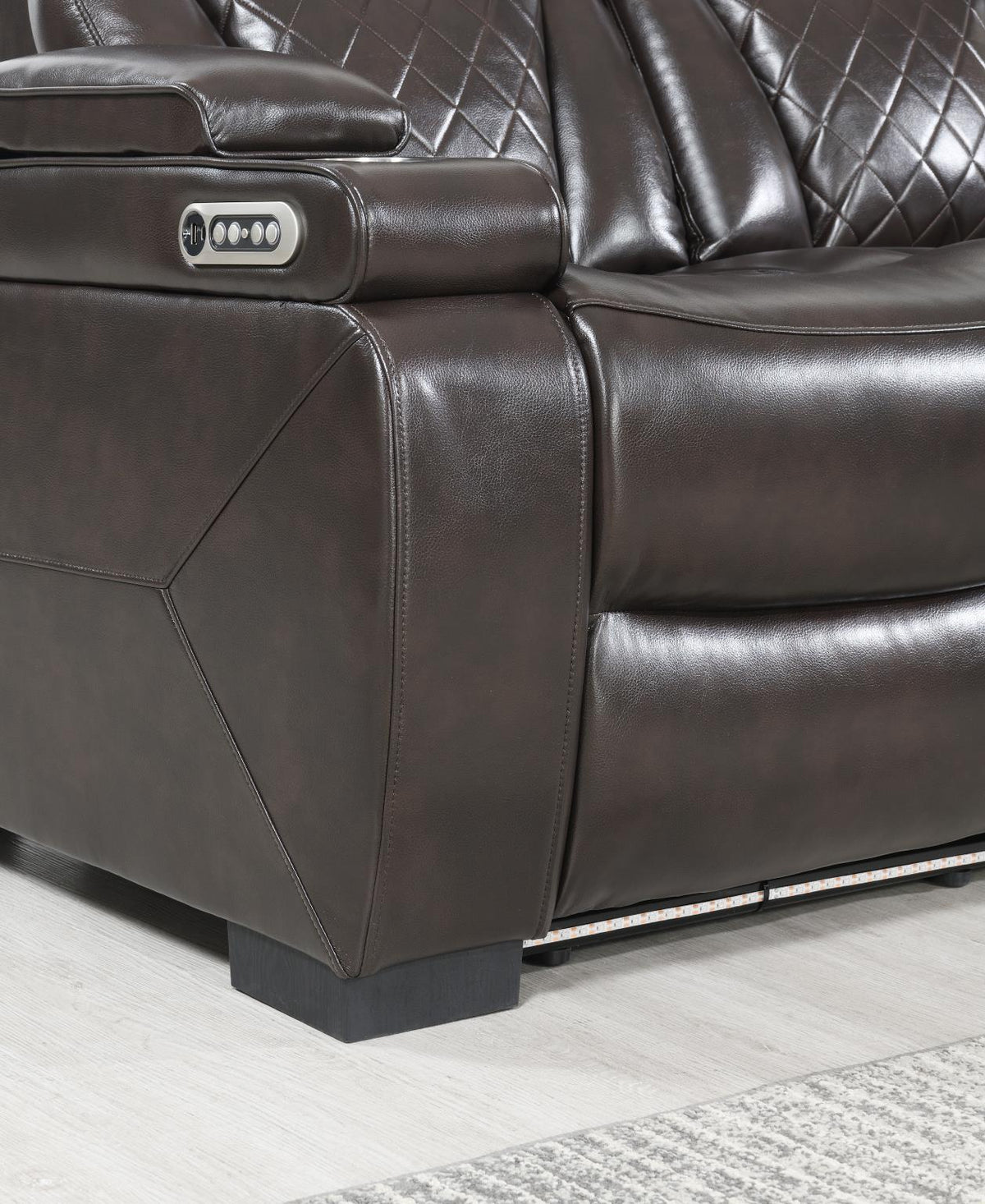 Dark Brown Power Reclining Sofa Collection