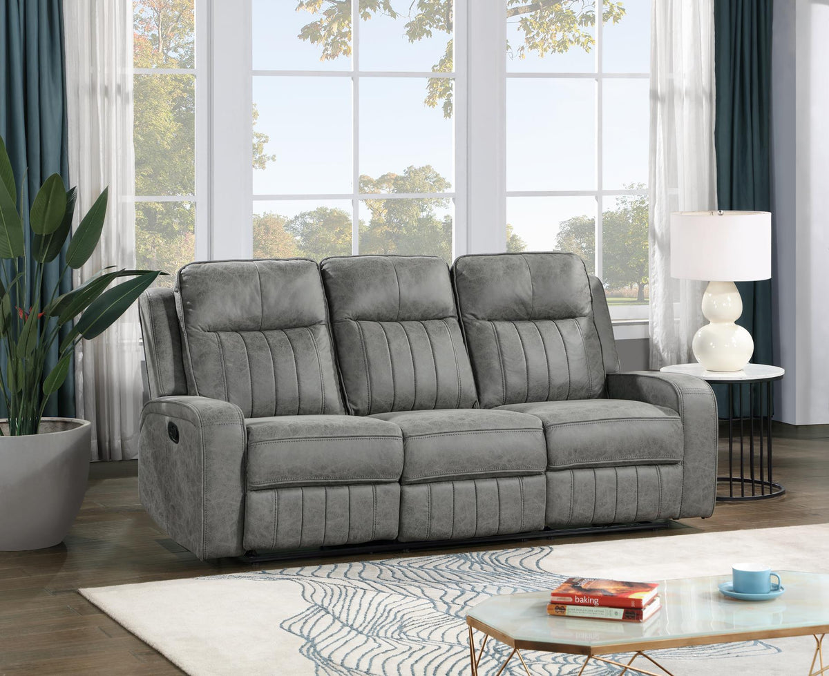 Gray Motion Loveseat