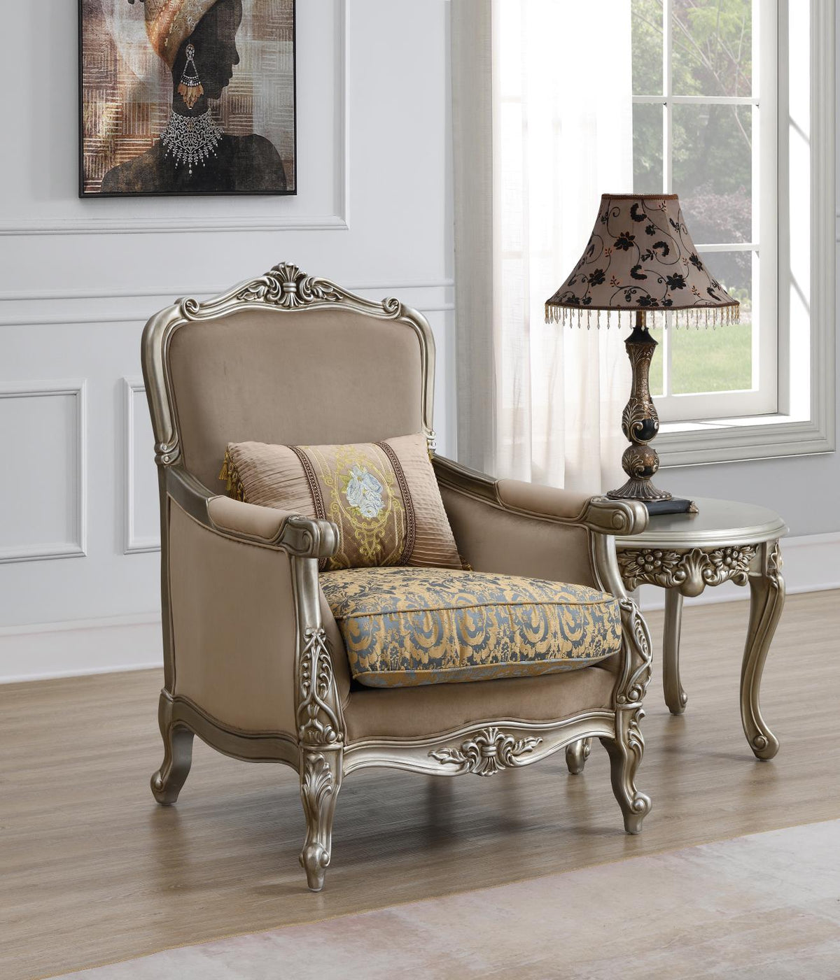 Traditional Brown Sofa & Loveseat Collection