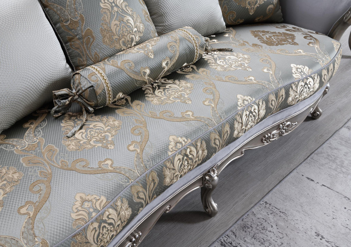 Traditional Gray Sofa & Loveseat Collection