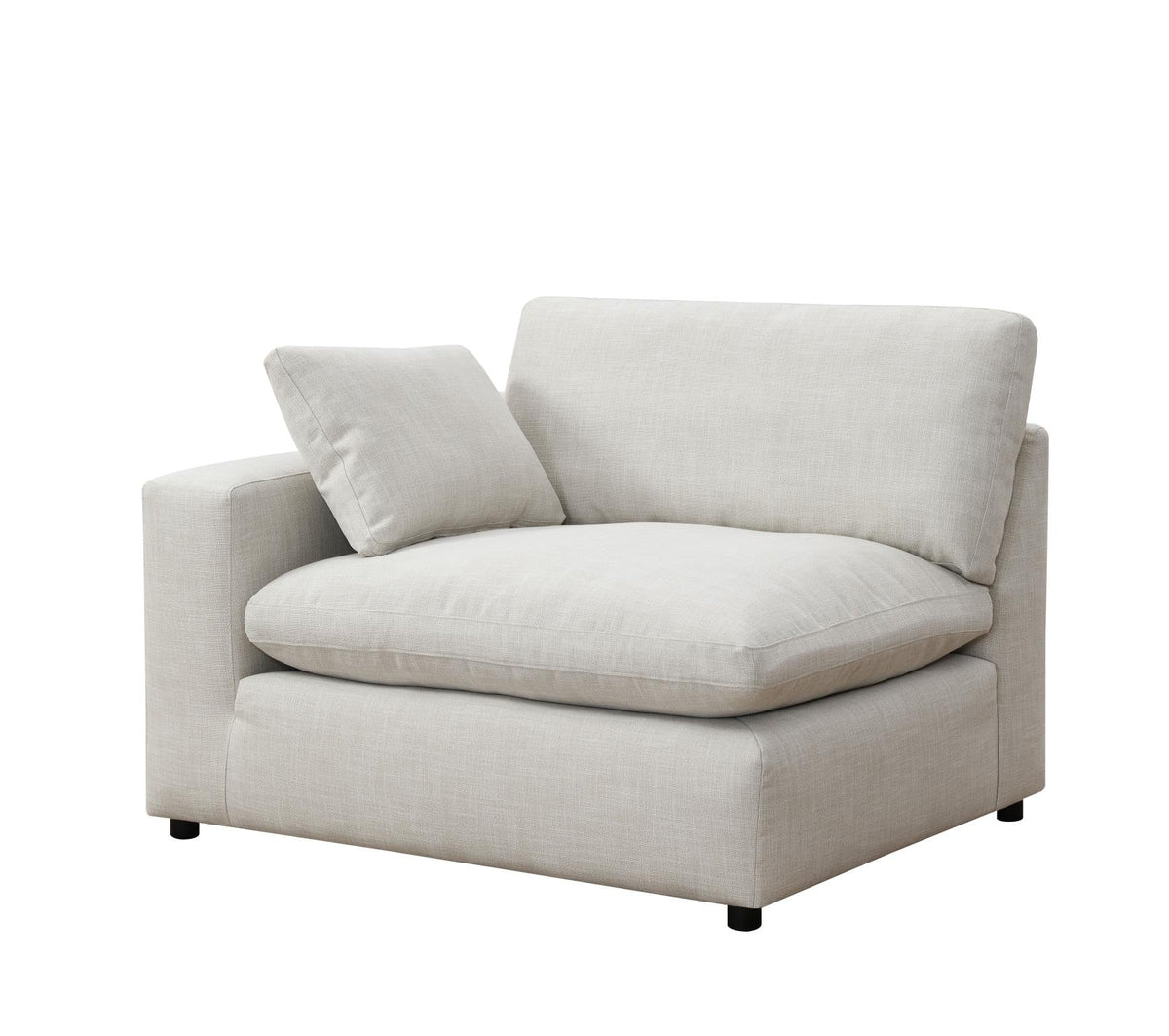 Linen Modular Sectional with USB-C Charging