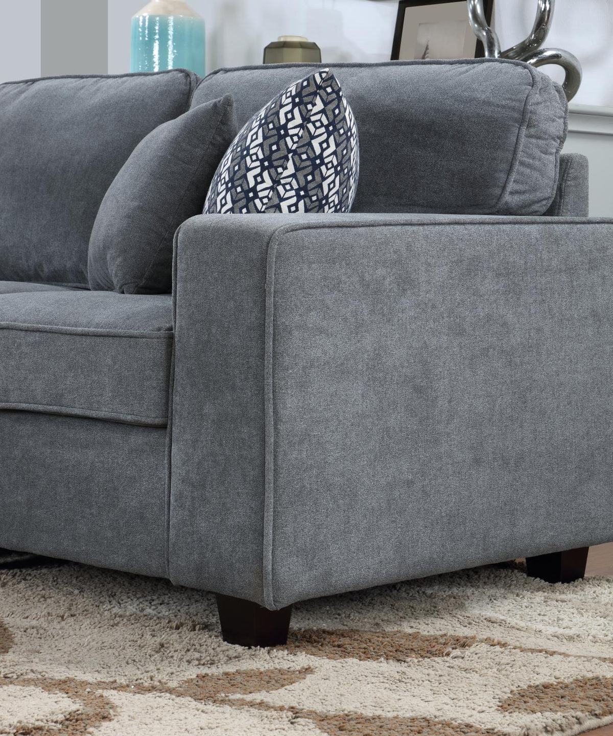 Gray Fabric Modular Sectional (4, 5 or 6 Piece)