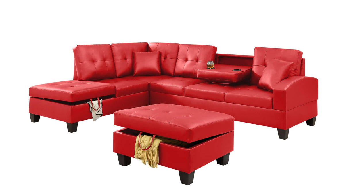 Red Ottoman
