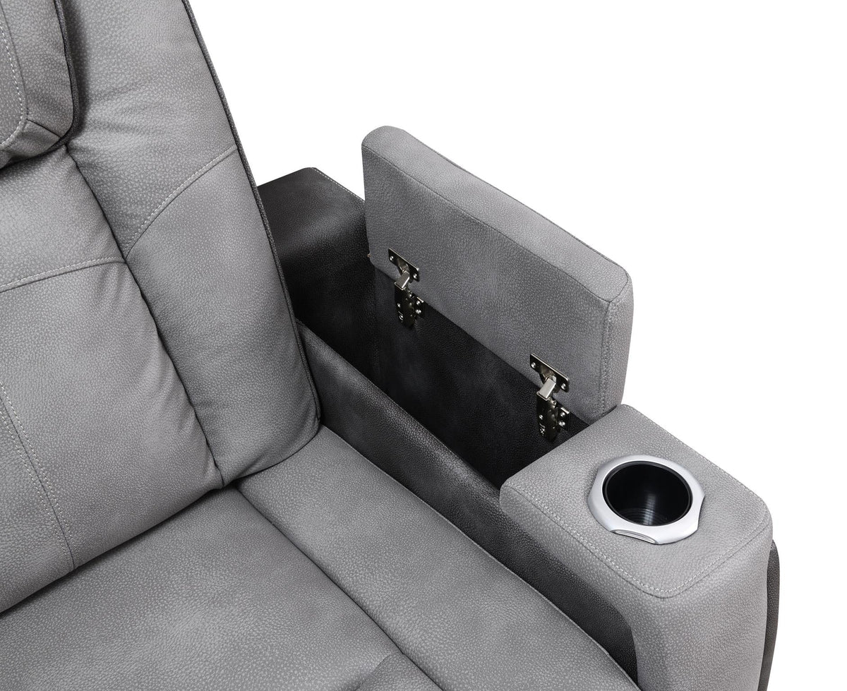 Slate Power Reclining Collection with USB Charging