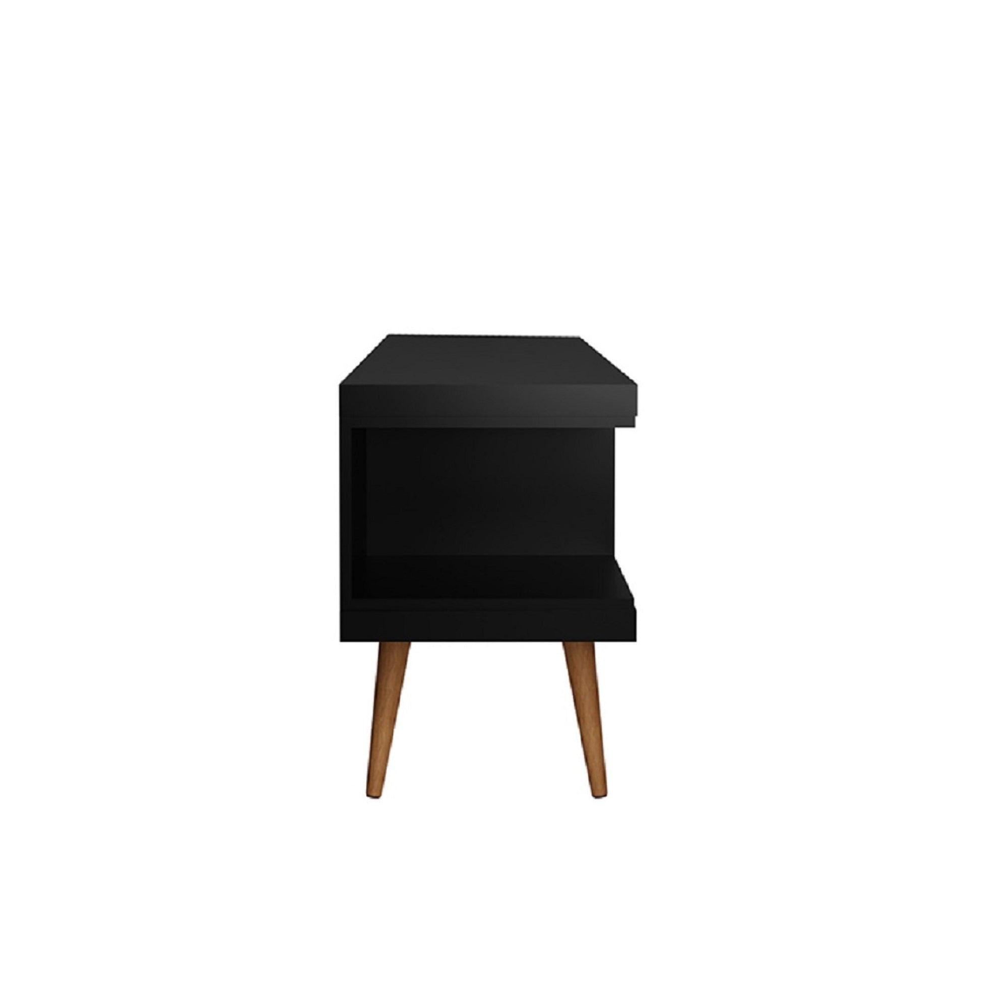 Utopia Free-Standing Black TV Stand