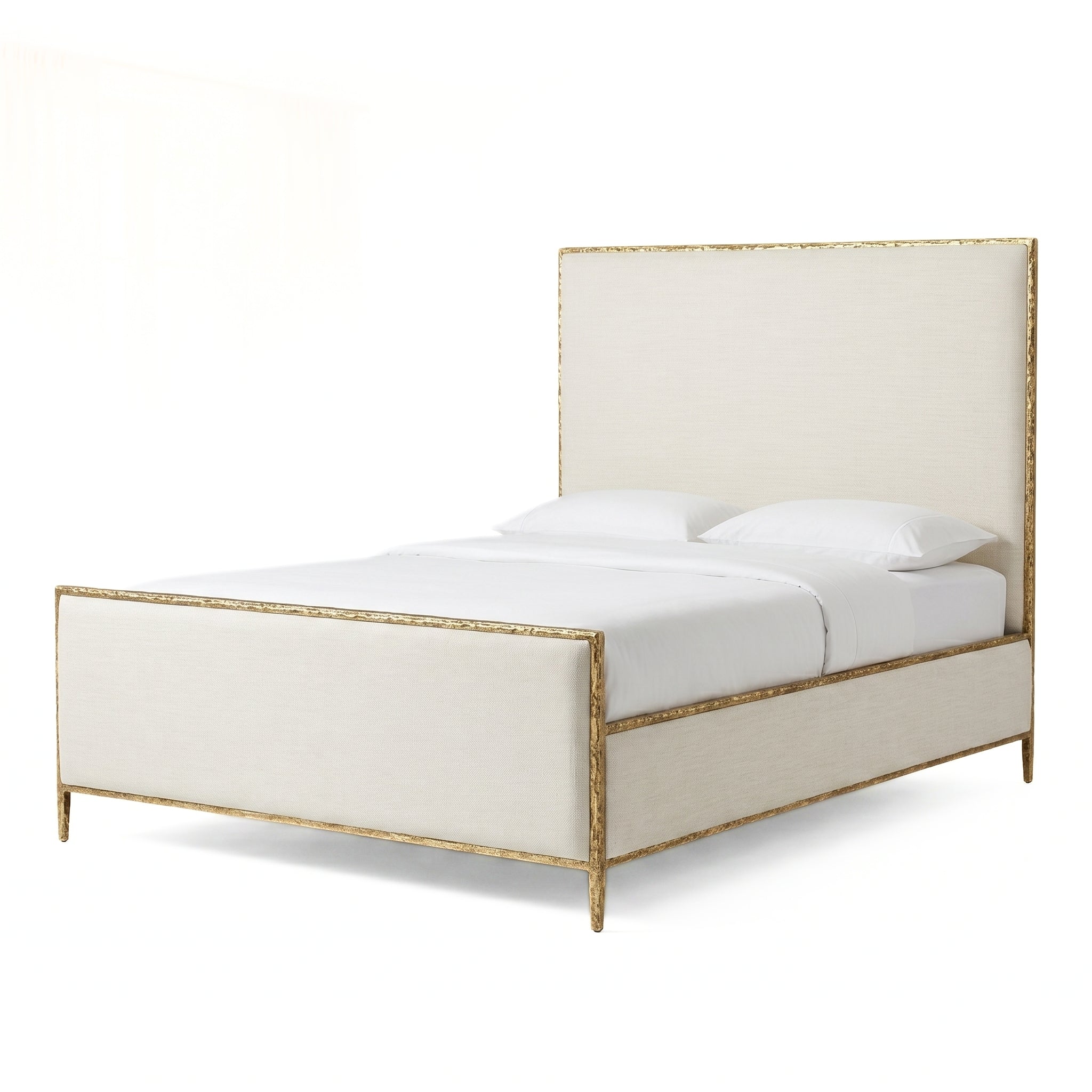 Valda Matte Gold Queen Bed