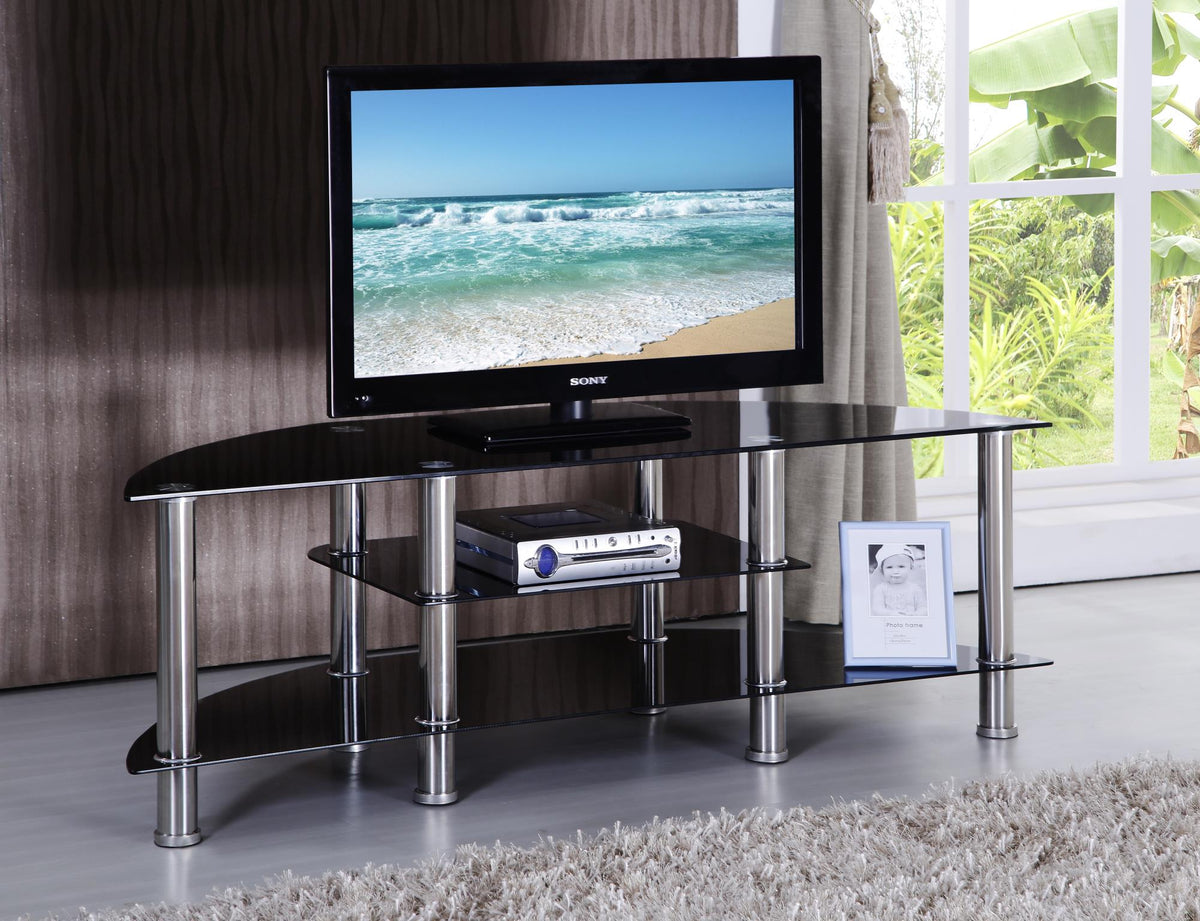 Black TV Stand (W500)