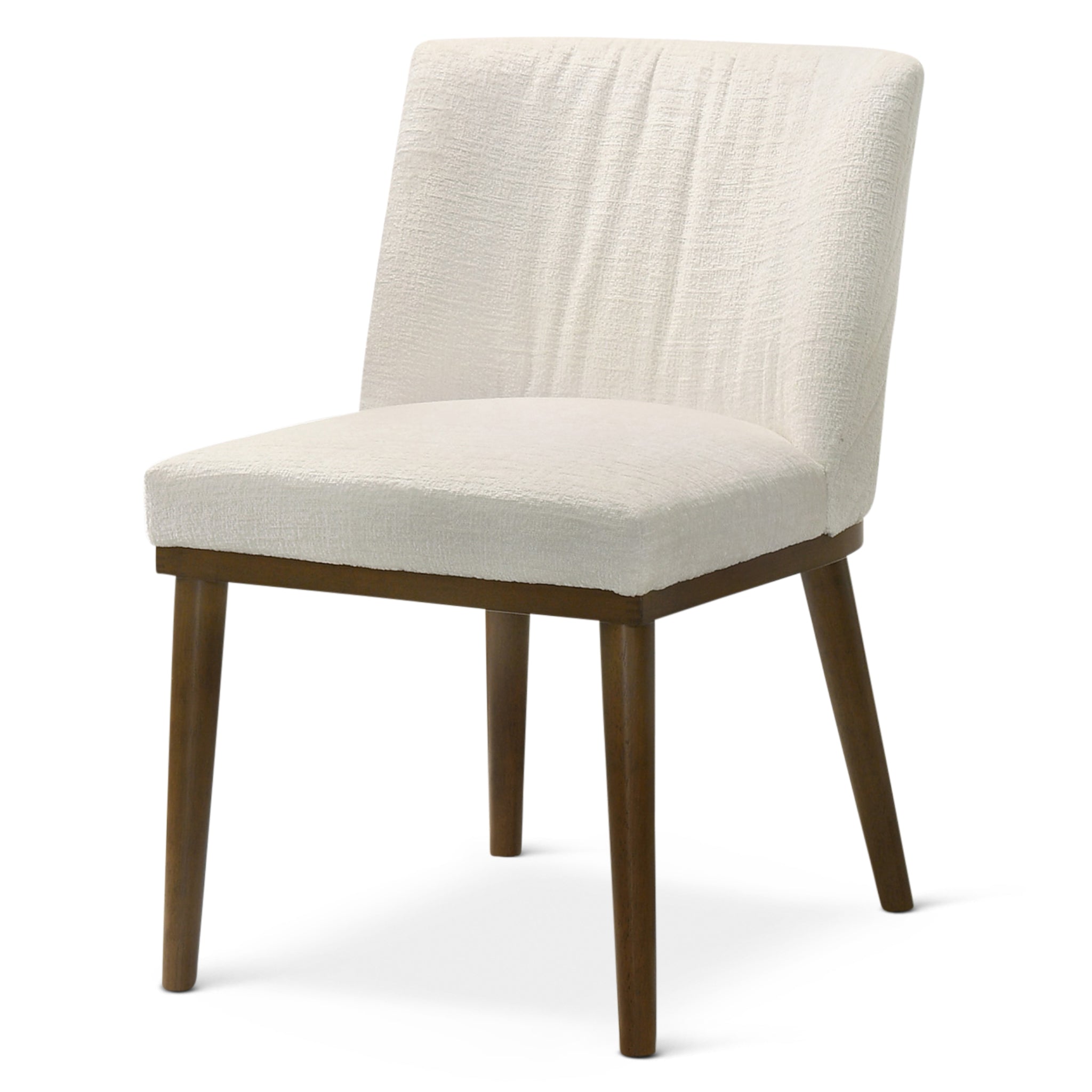 Dalby White Fabric Dining Chair Set of 2