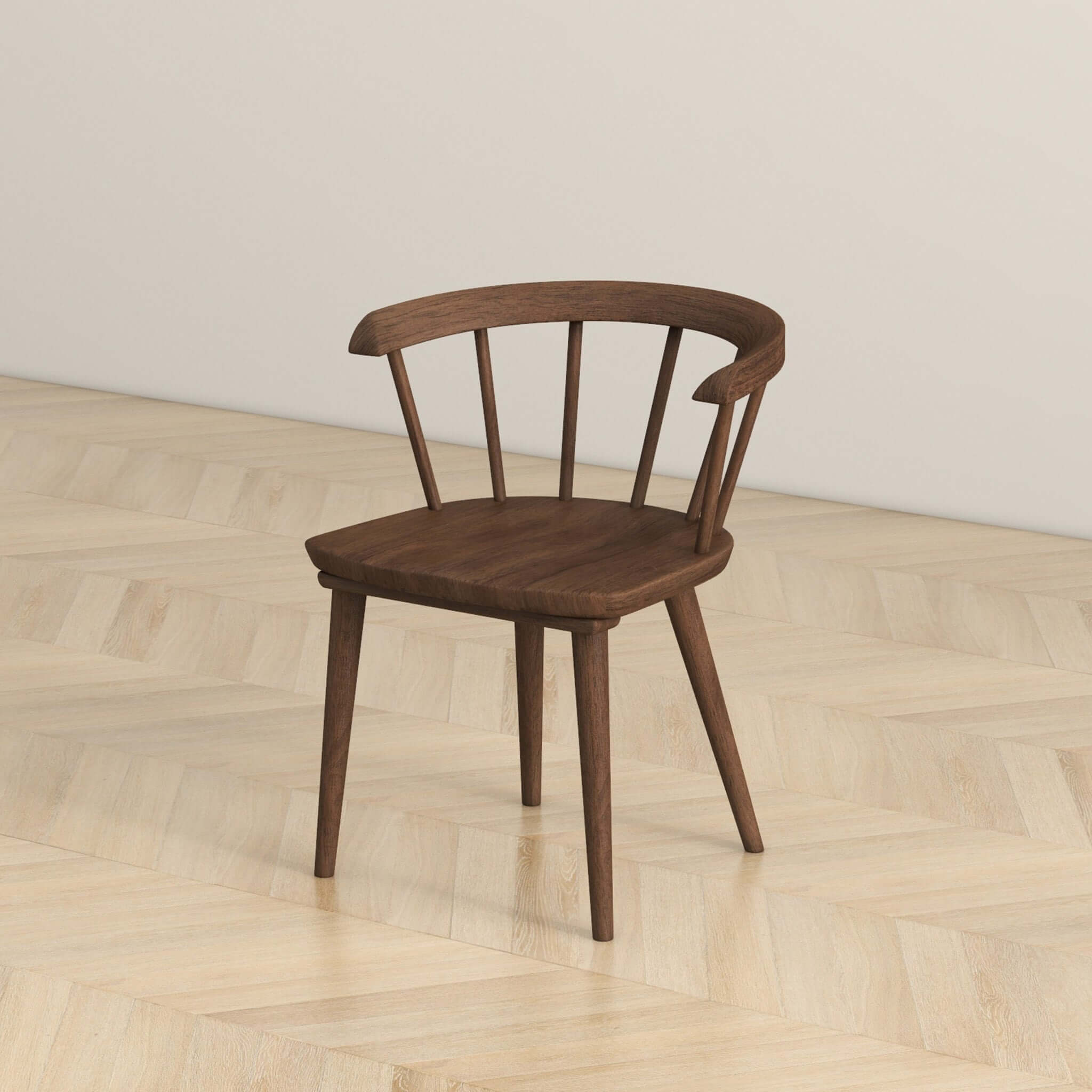 Manson Walnut Dining Chair (Set of 2)