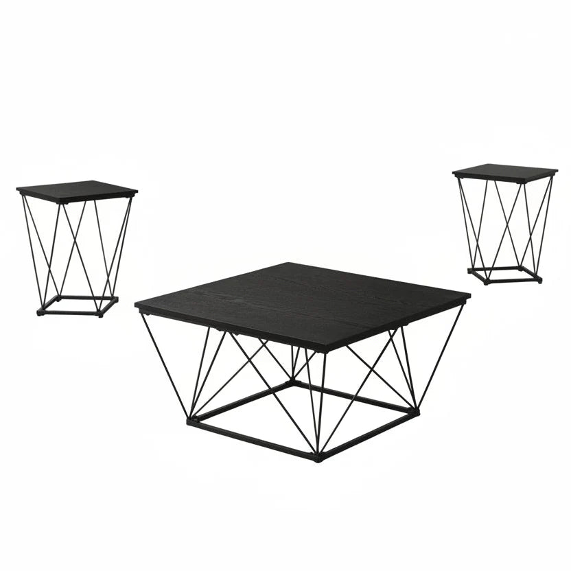 Whetstone Black 3 Pc. Table Set
