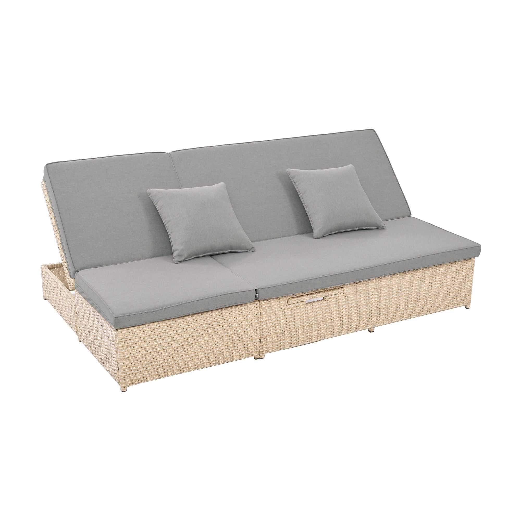 Topmax Outdoor Furniture Adjustable Back - Brown