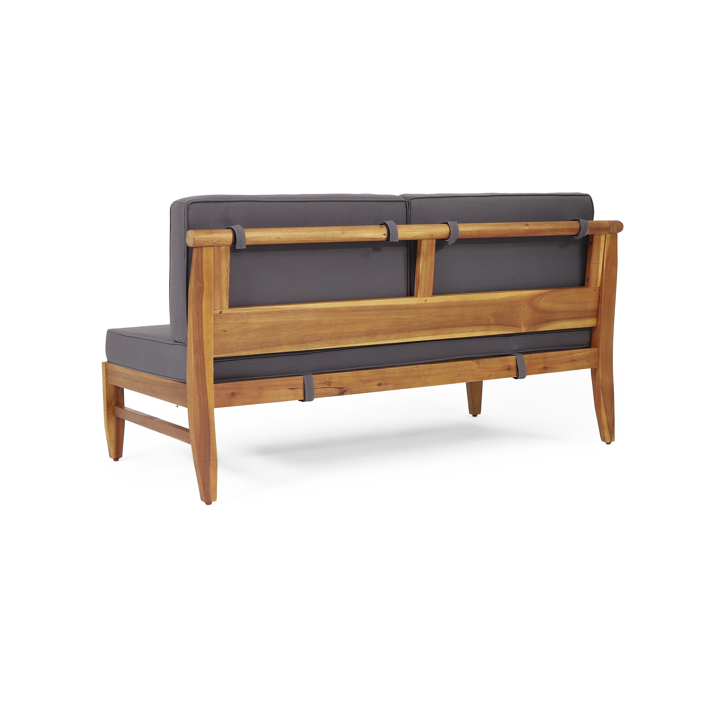 Aston Outdoor Sofa Set Patio Seating - Dark Gray