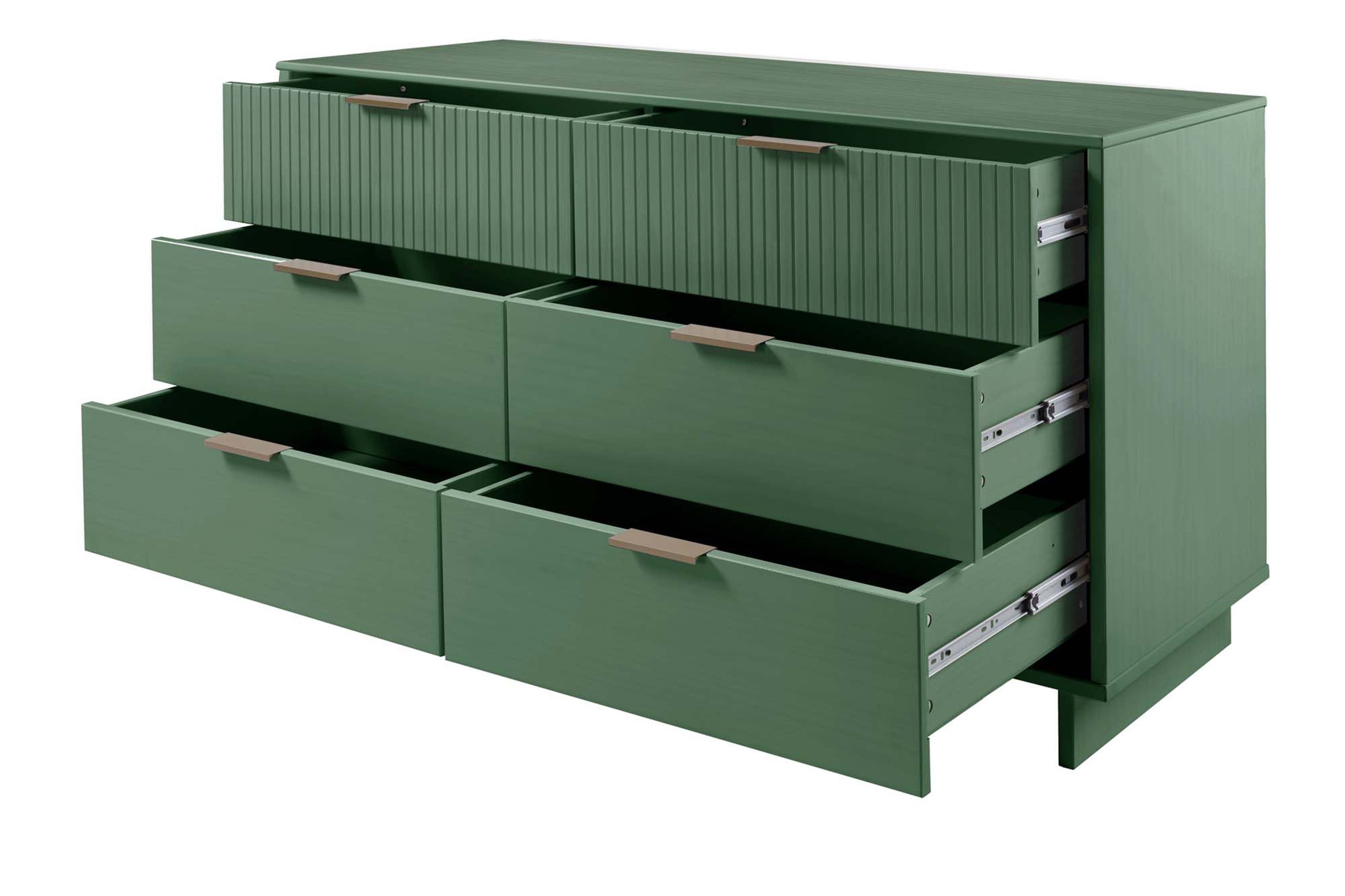 Granville 55.04 Double Wide Dresser in Sage Green