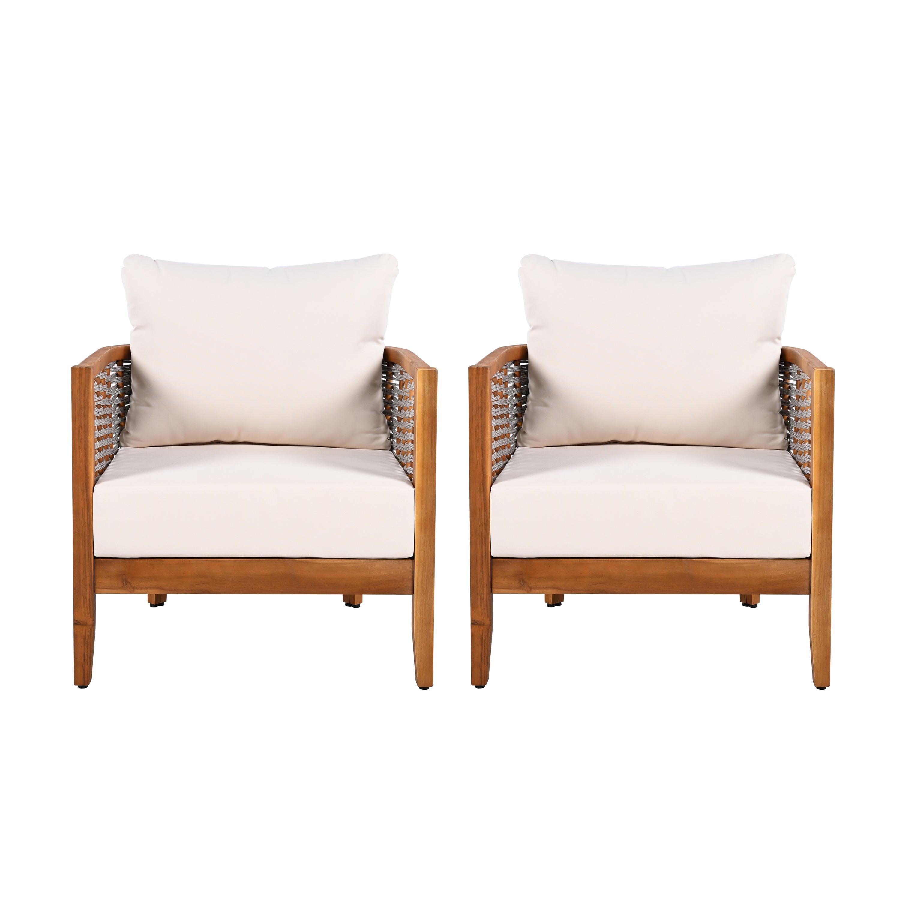 Unique Outdoor Furniture Cushioned Seating - Teak