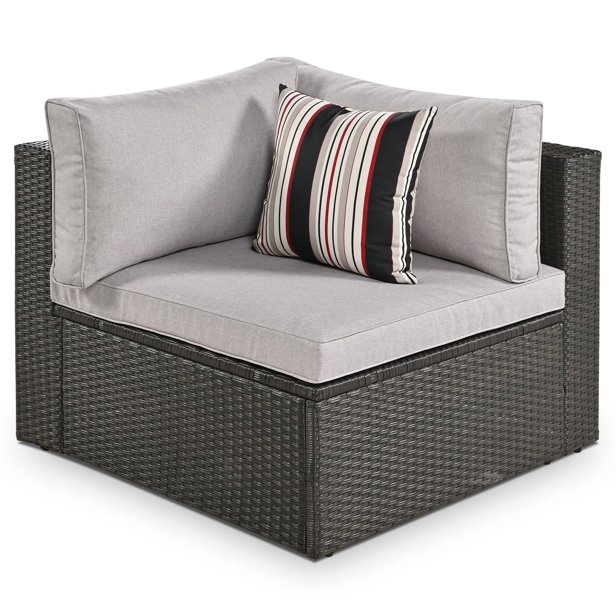 Go Outdoor Chaise Lounge Rattan Frame - Brown