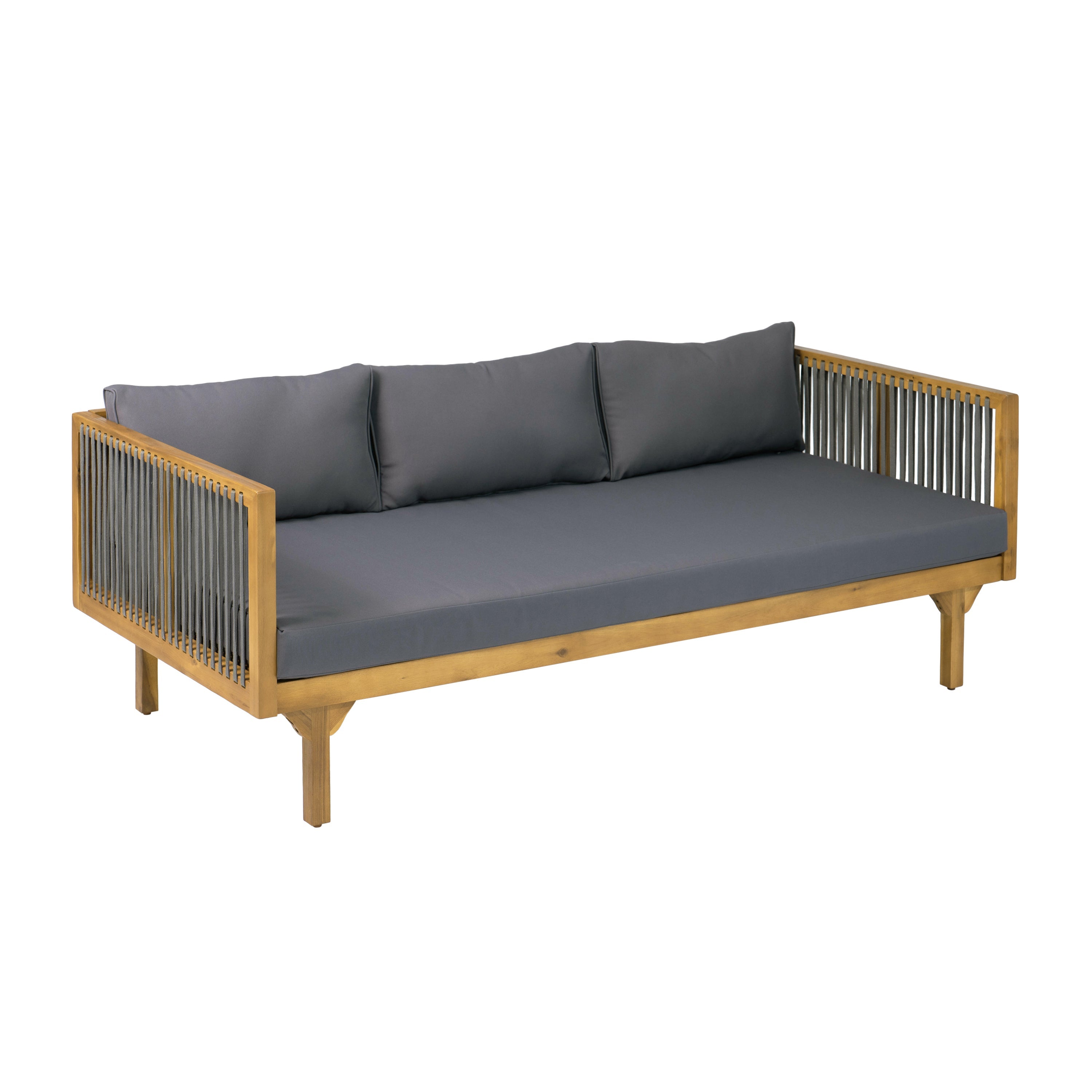 Outdoor Sofa Water-Resistant Cushions - Teak