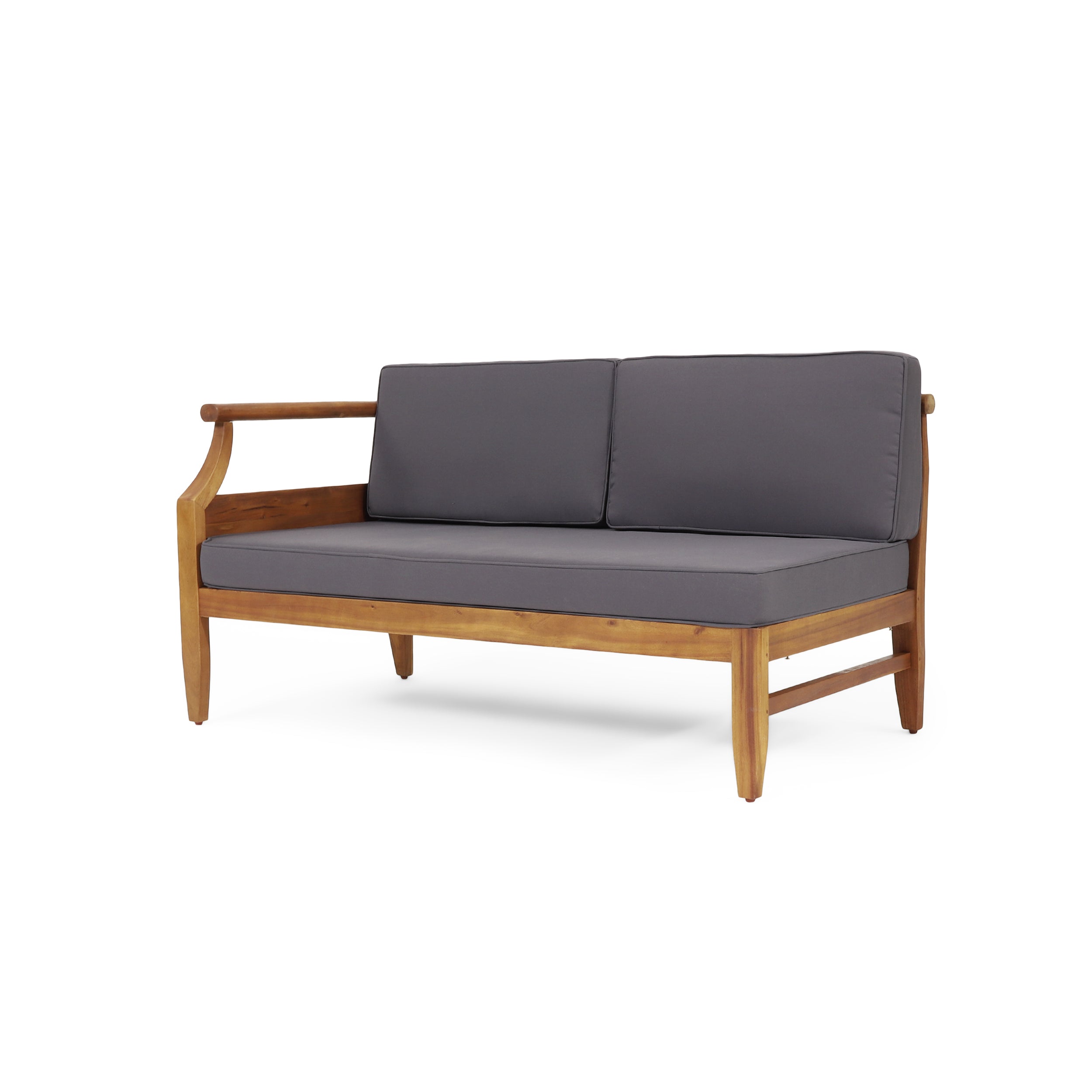 Aston Outdoor Sofa Set Patio Seating - Dark Gray