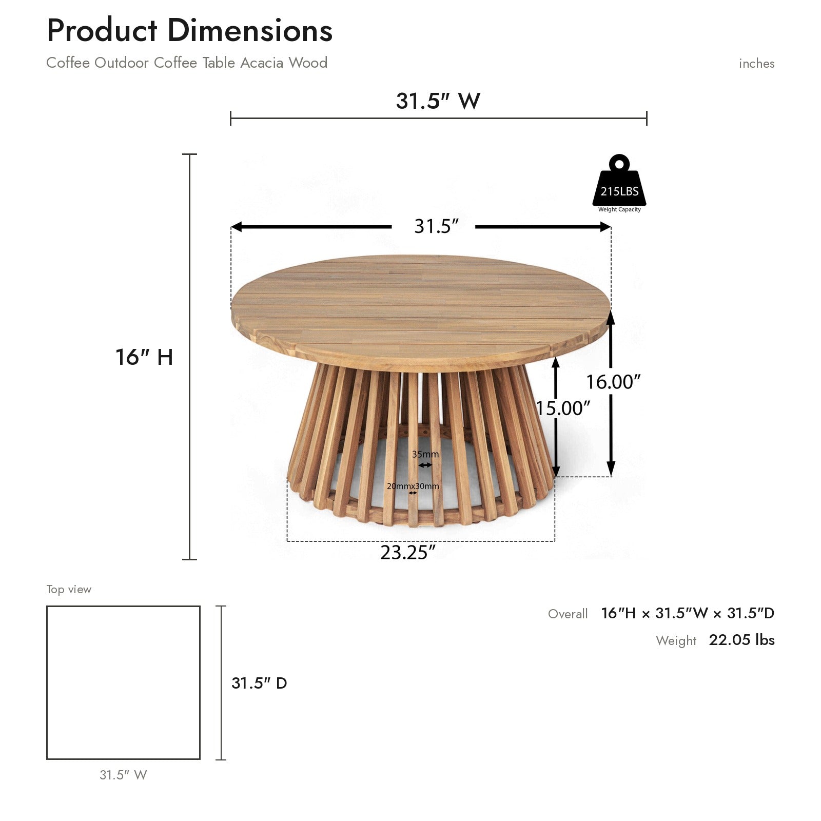 Product Dimensions