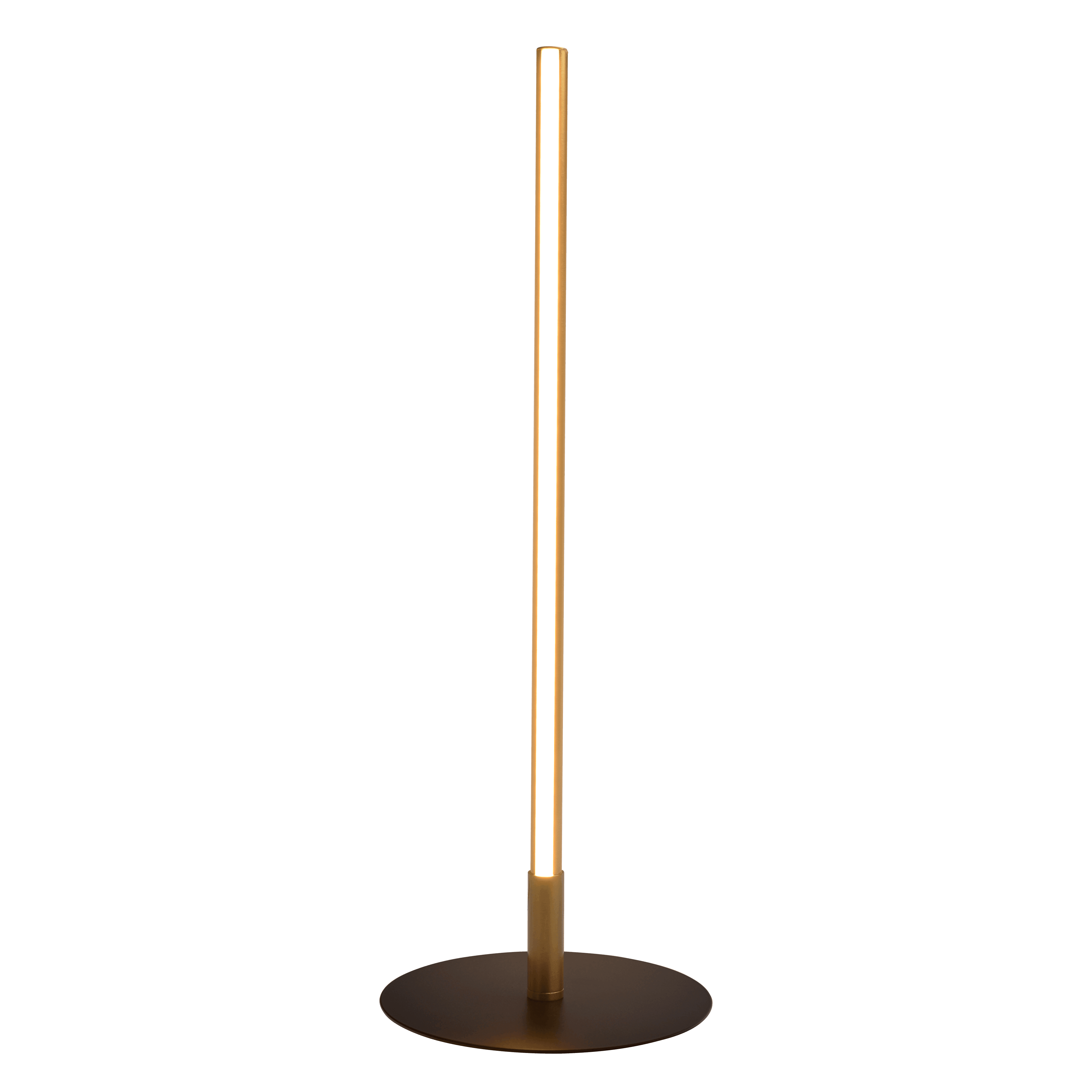 Yasmine Black LED Table Lamp with On/Off Switch Round Metal Base