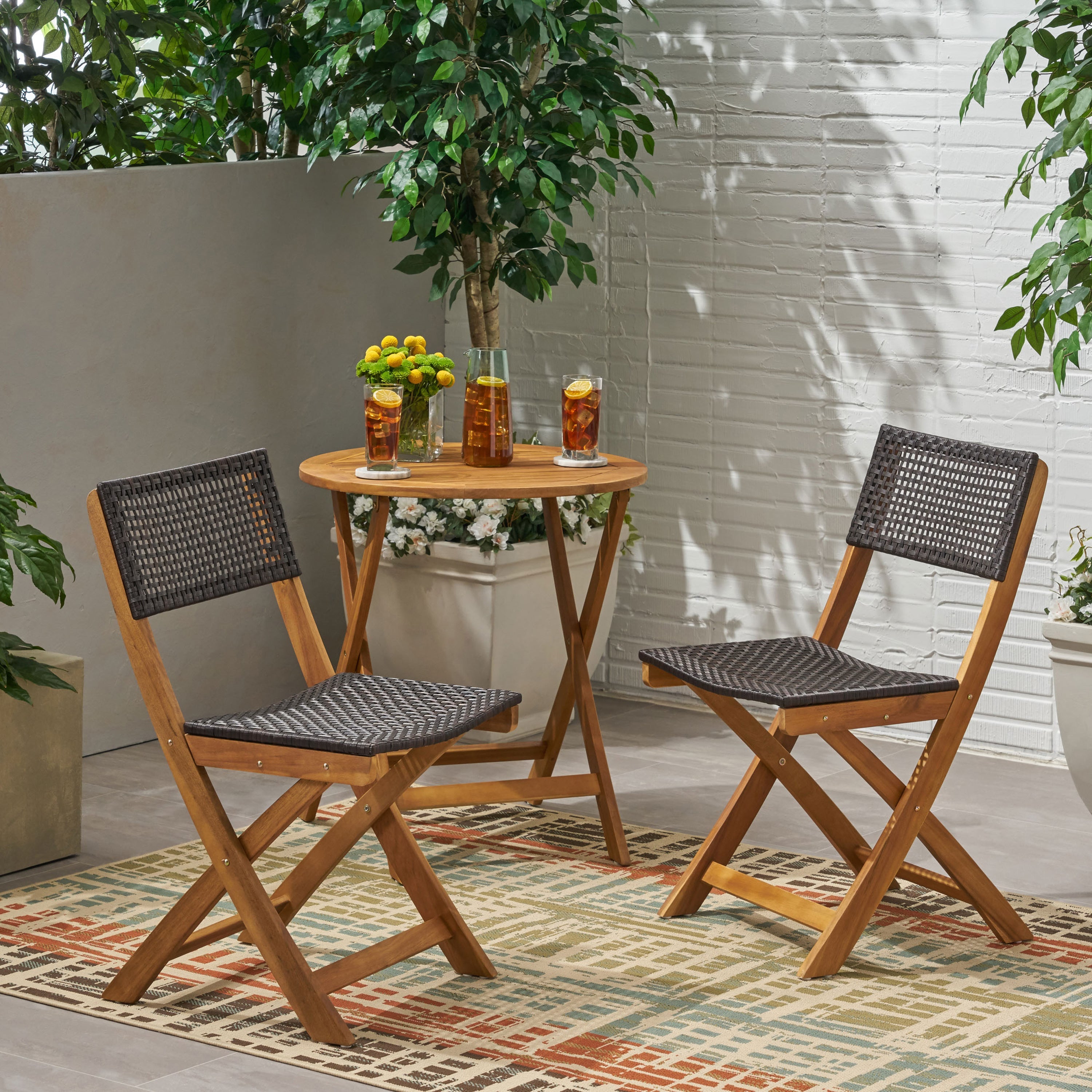 Evergreen Outdoor Furniture Rattan Frame - Brown