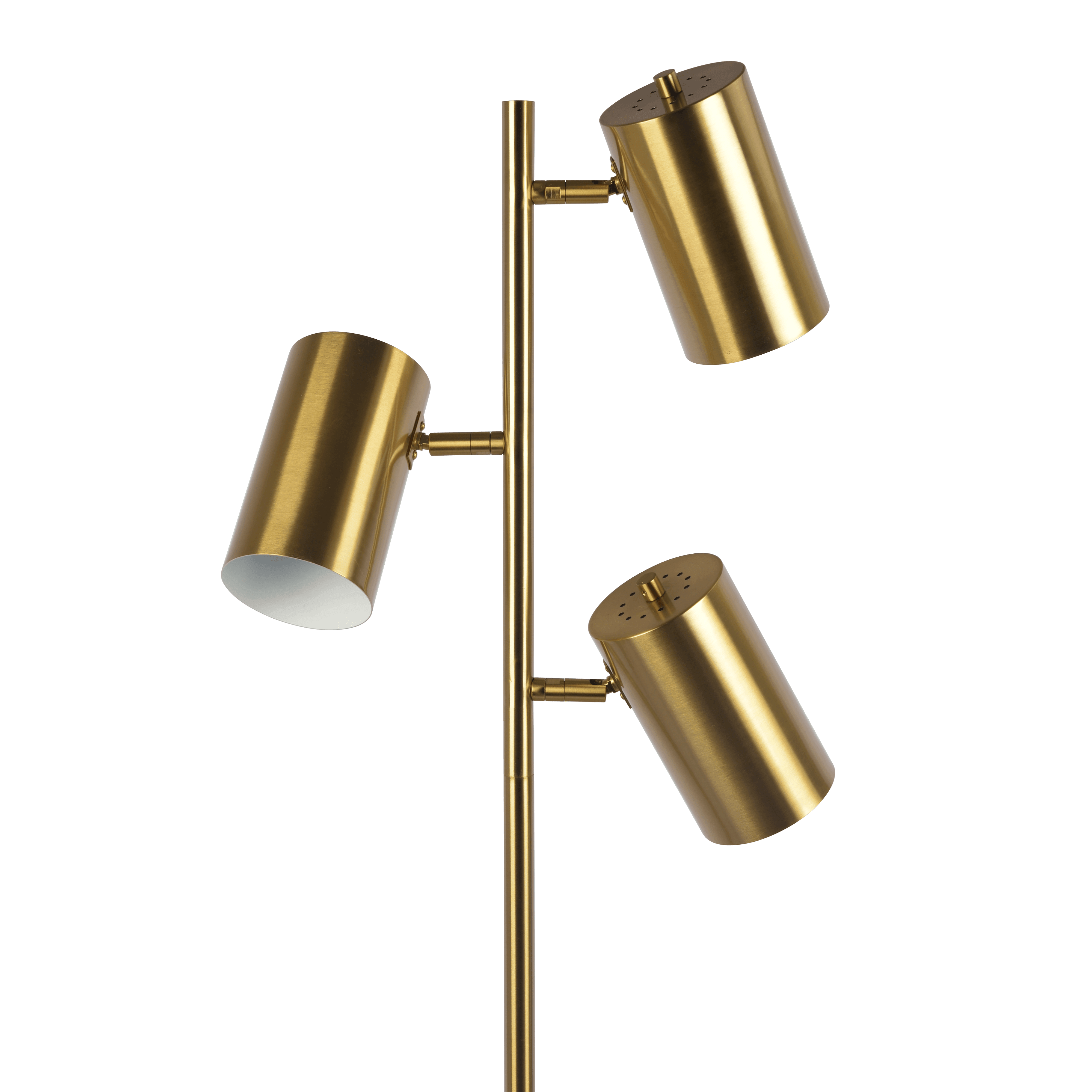 Trinity Brassed Gold Floor Lamp