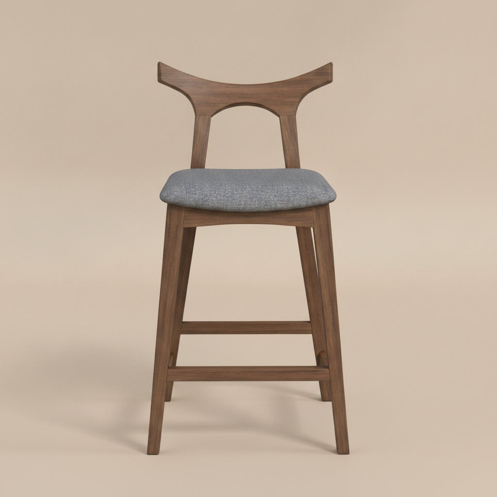 Dora 29" Dark Gray Bar Stool - Set of 2