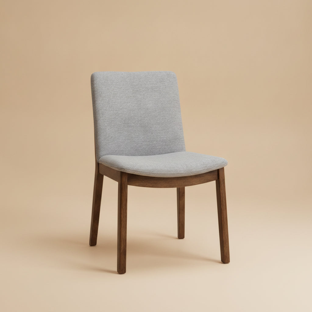 Virginia Light Grey Dining Chair - Set of 2