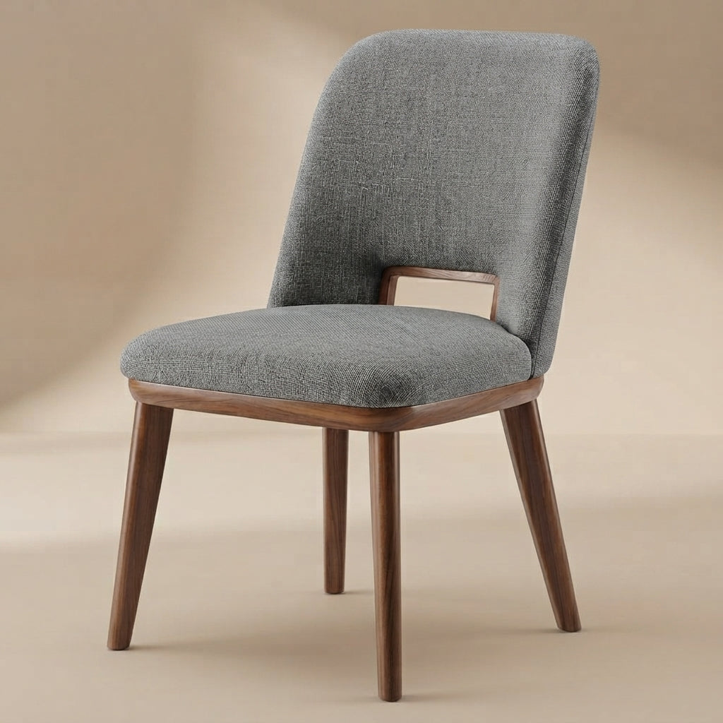 Bonney Light Grey Fabric Dining Chair Set of 2