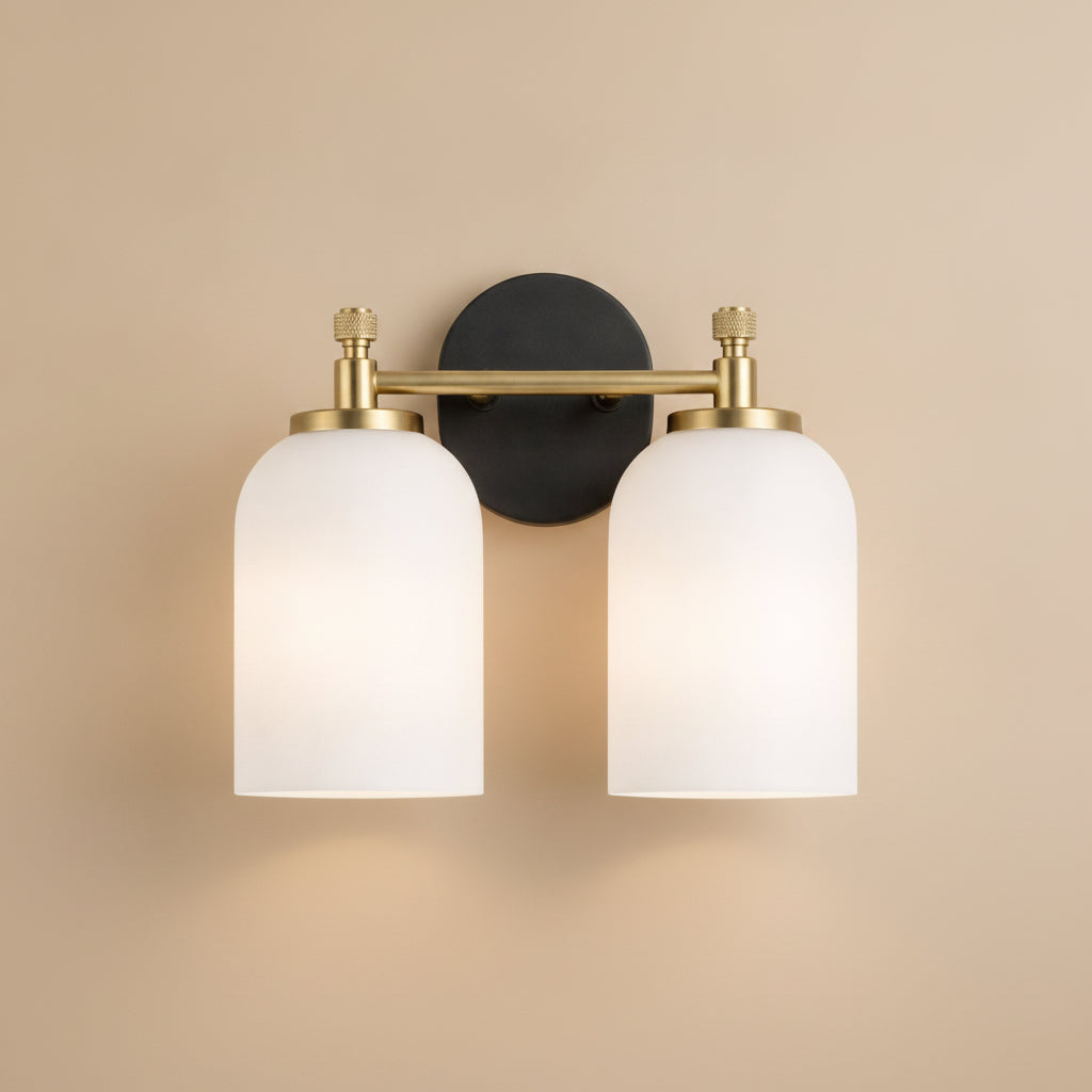 Vortex Two Lights Vanity Wall Sconce