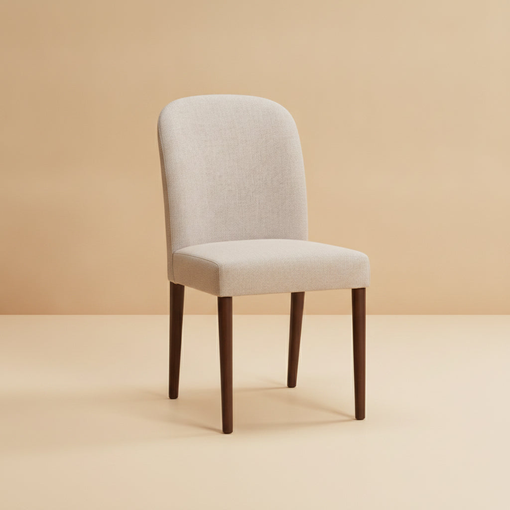 Coup Beige Fabric Dining Chair - Set of 2