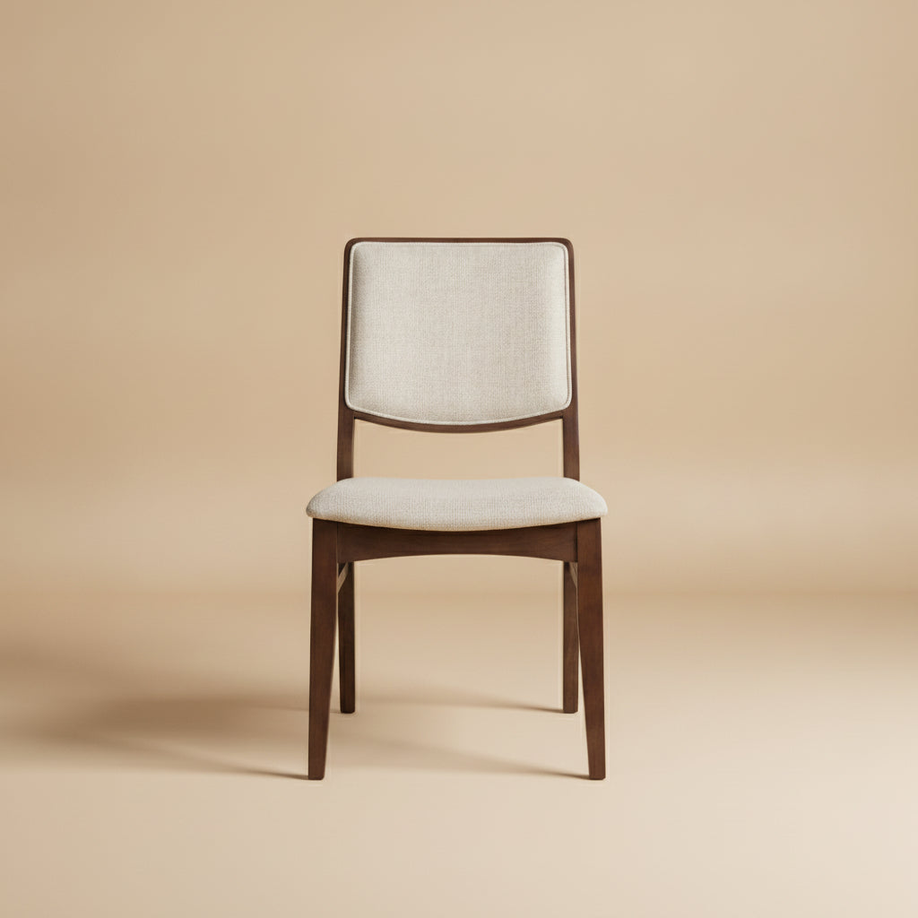 Sidera Beige Fabric Dining Chair - Set of 2