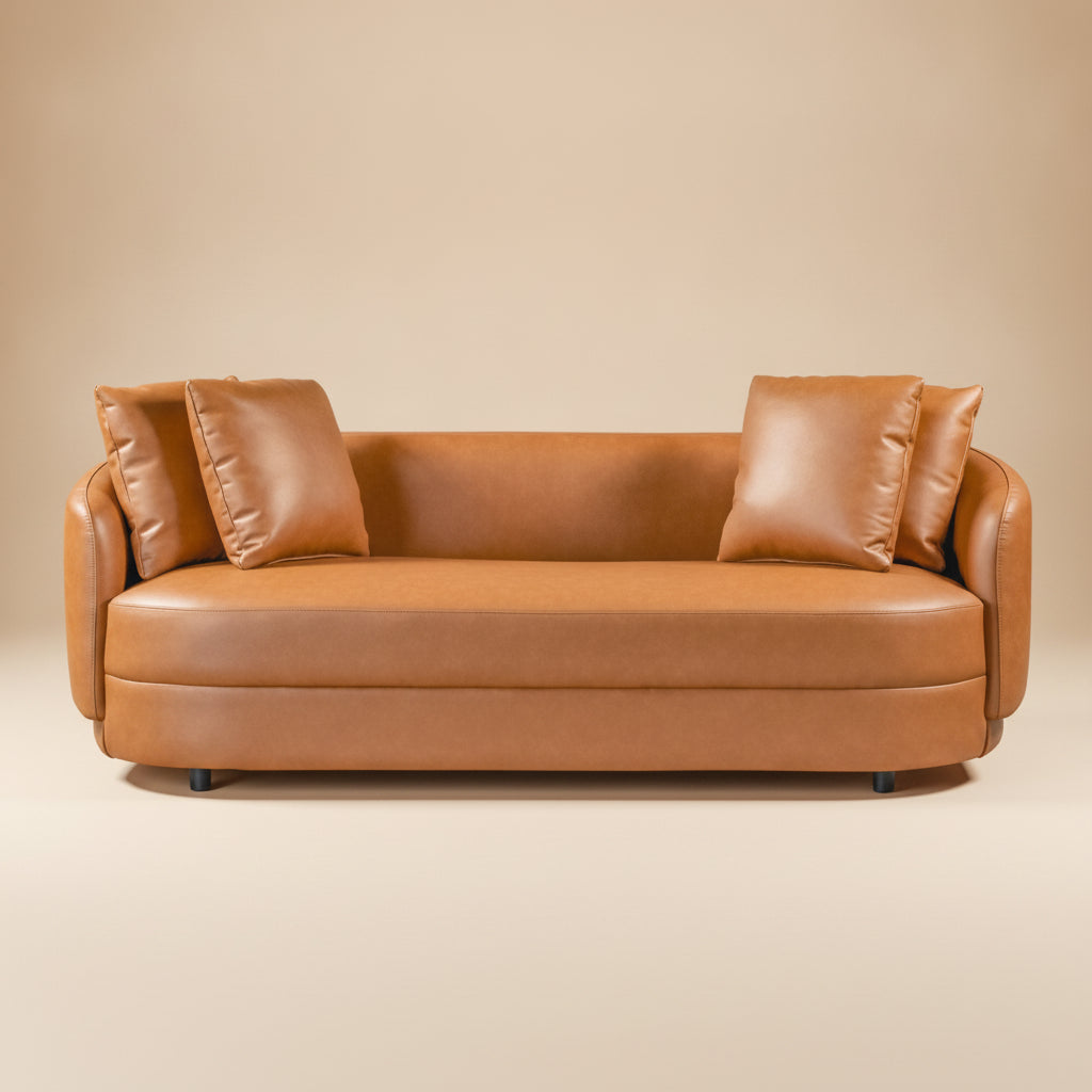 Perth Cognac Leather Sofa