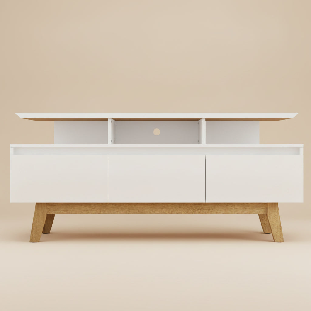 Yonkers TV Stand - White