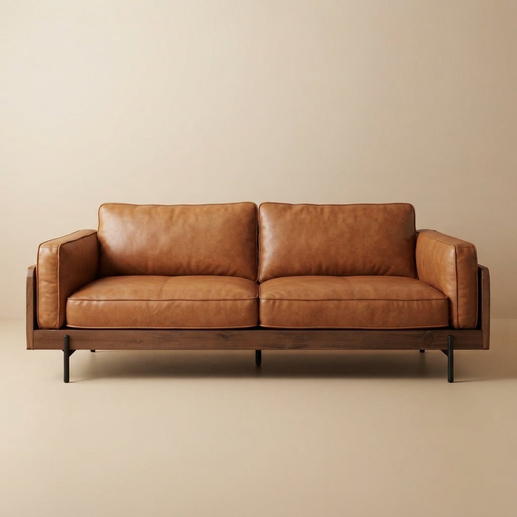 Savana Cognac Leather Sofa