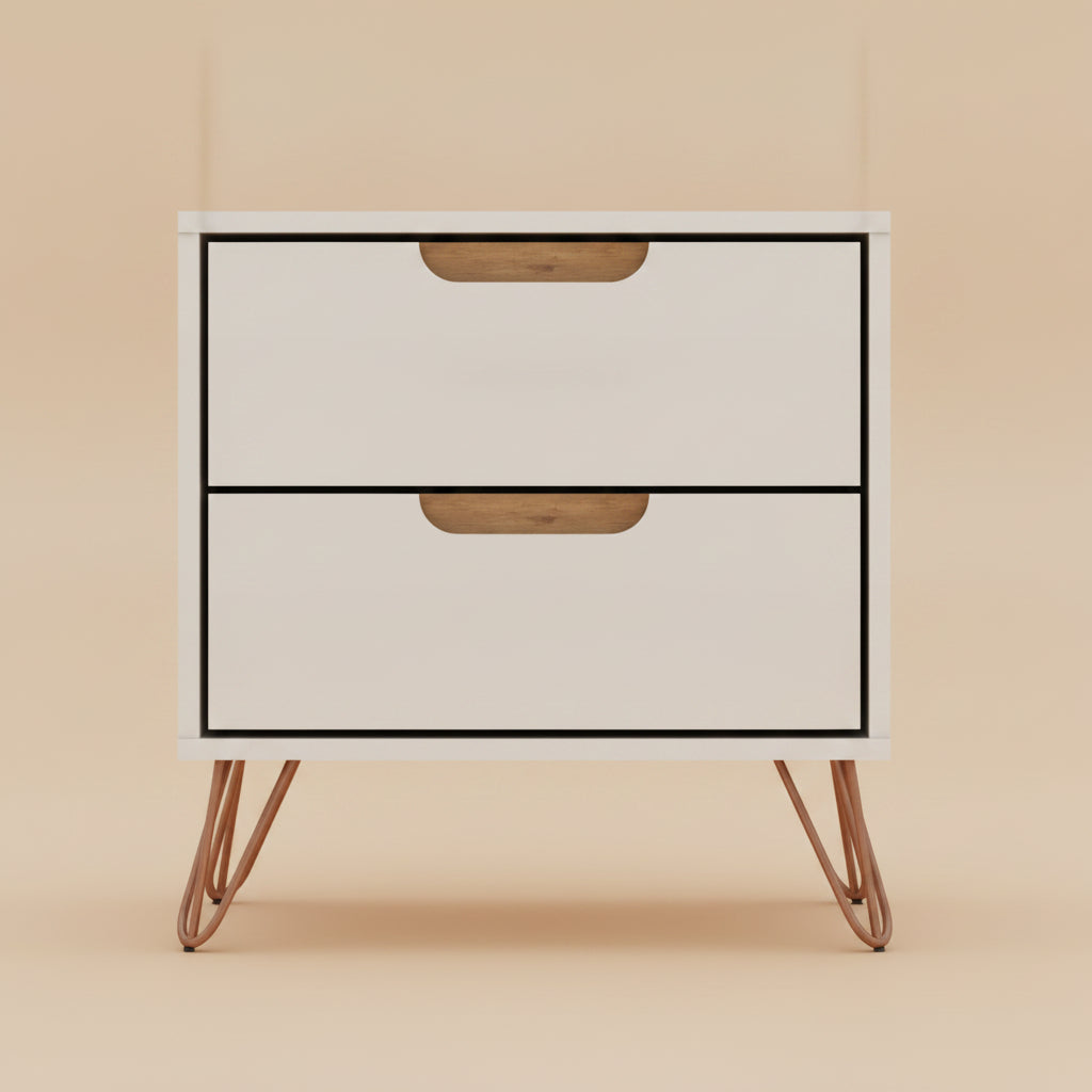 Rockefeller Nightstand 2.0 in Off White