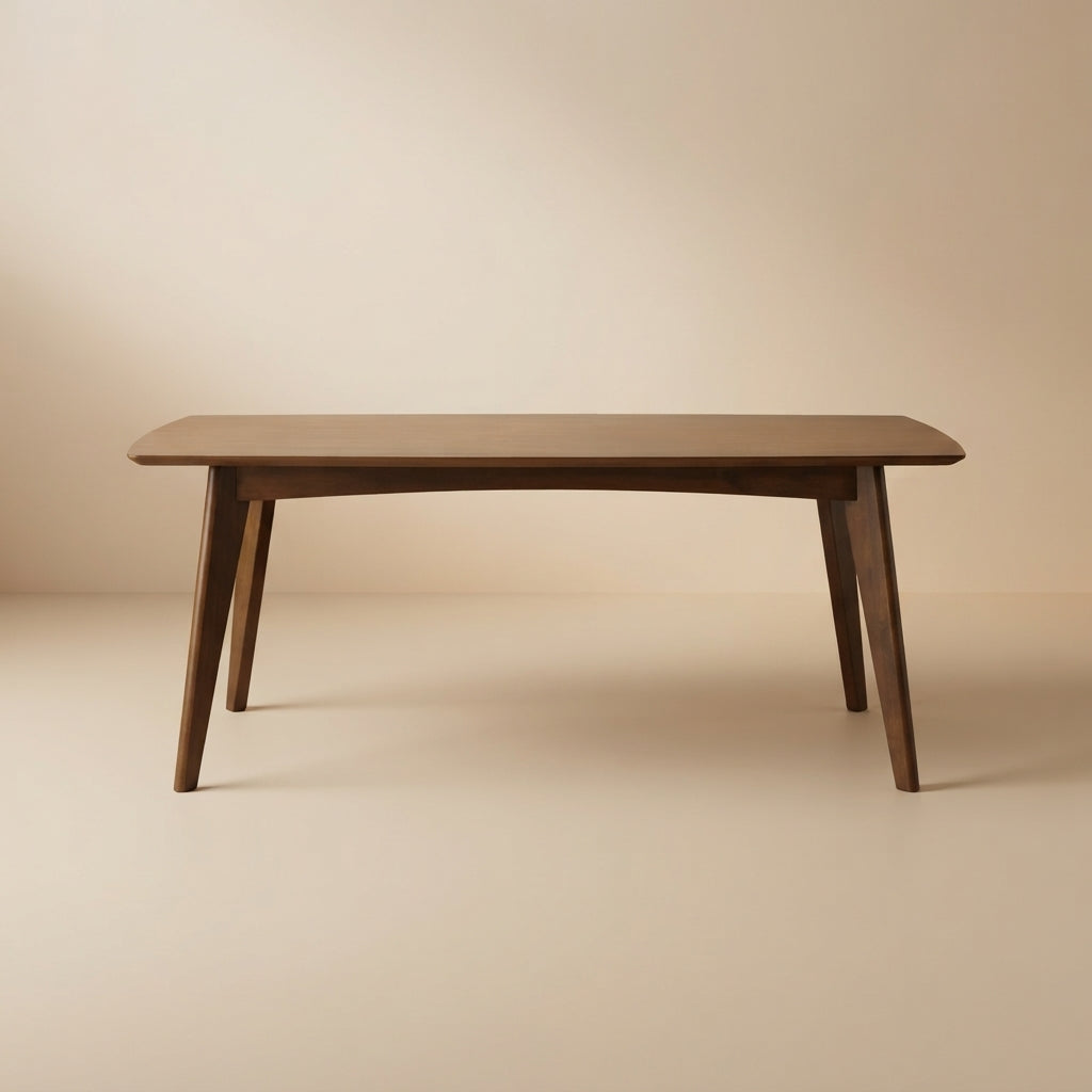 Malone Rectangular 78-inch Wood Dining Table Dark Walnut