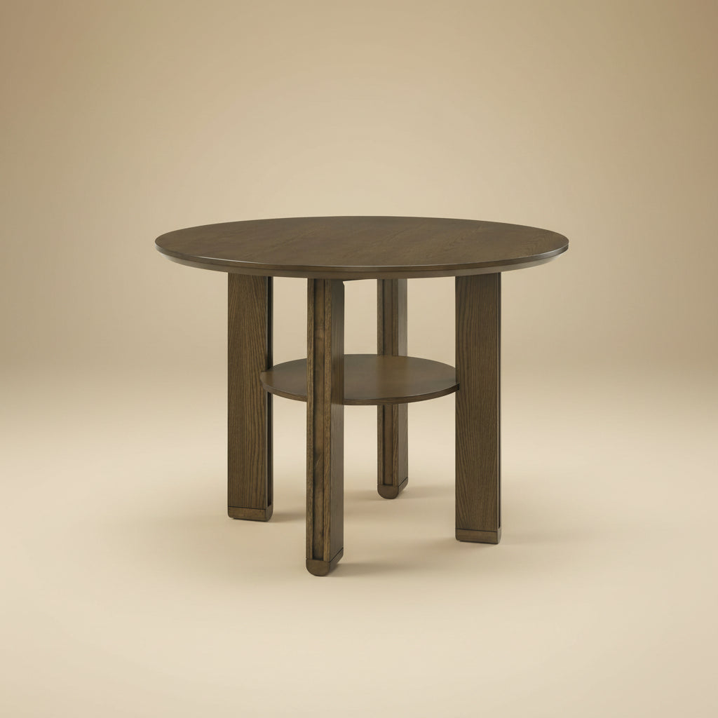 Ottowa 47-inch Round Dining Table Brown